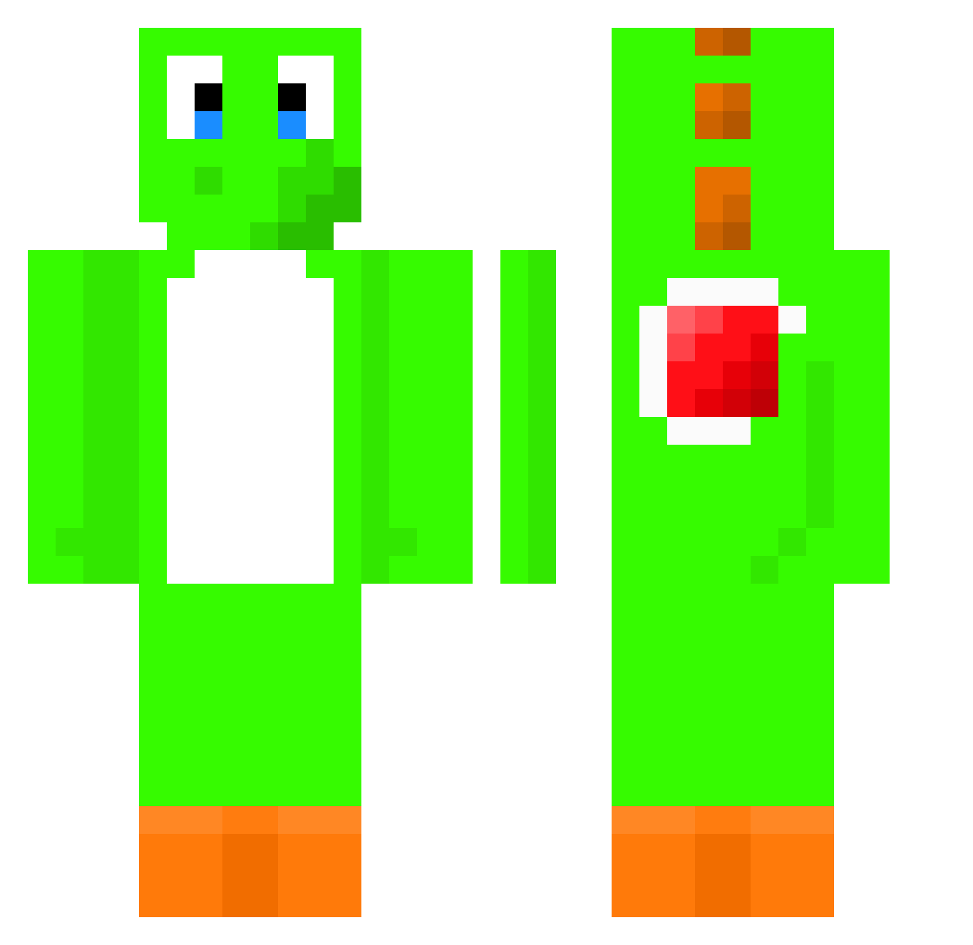 cezary2015 Minecraft skin, front and back view