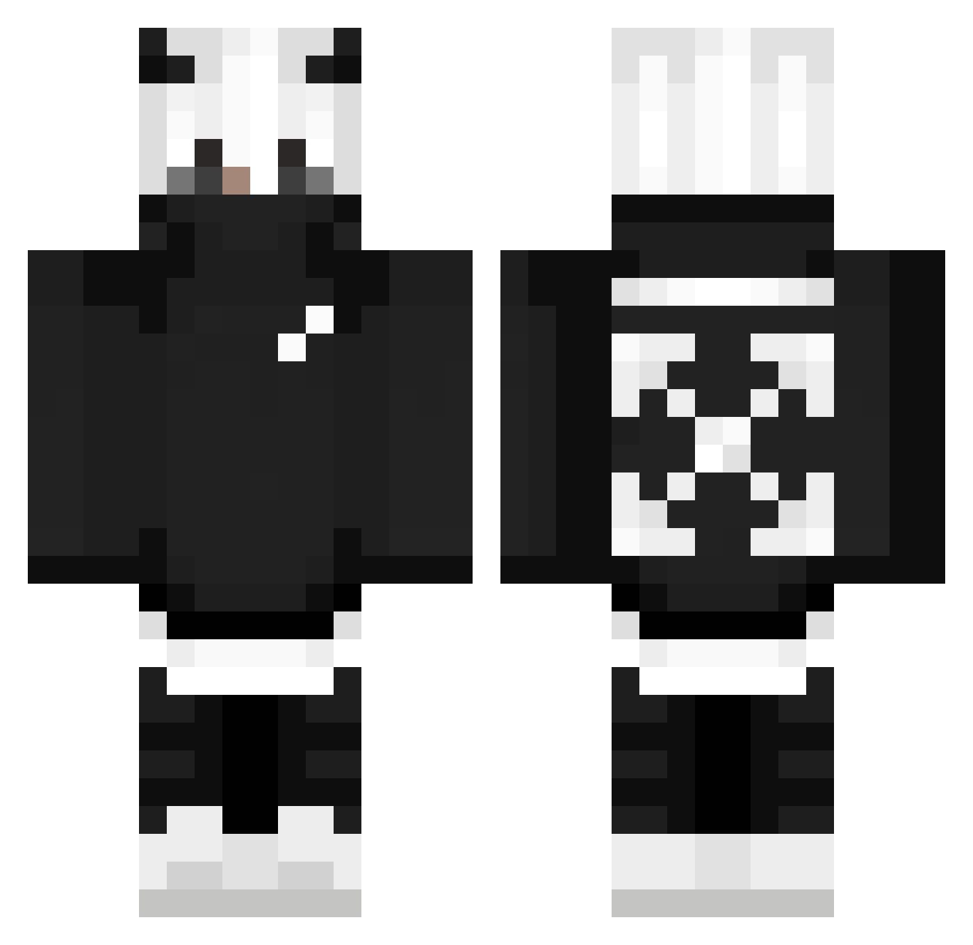 SlimTim2011 Minecraft skin, front and back view
