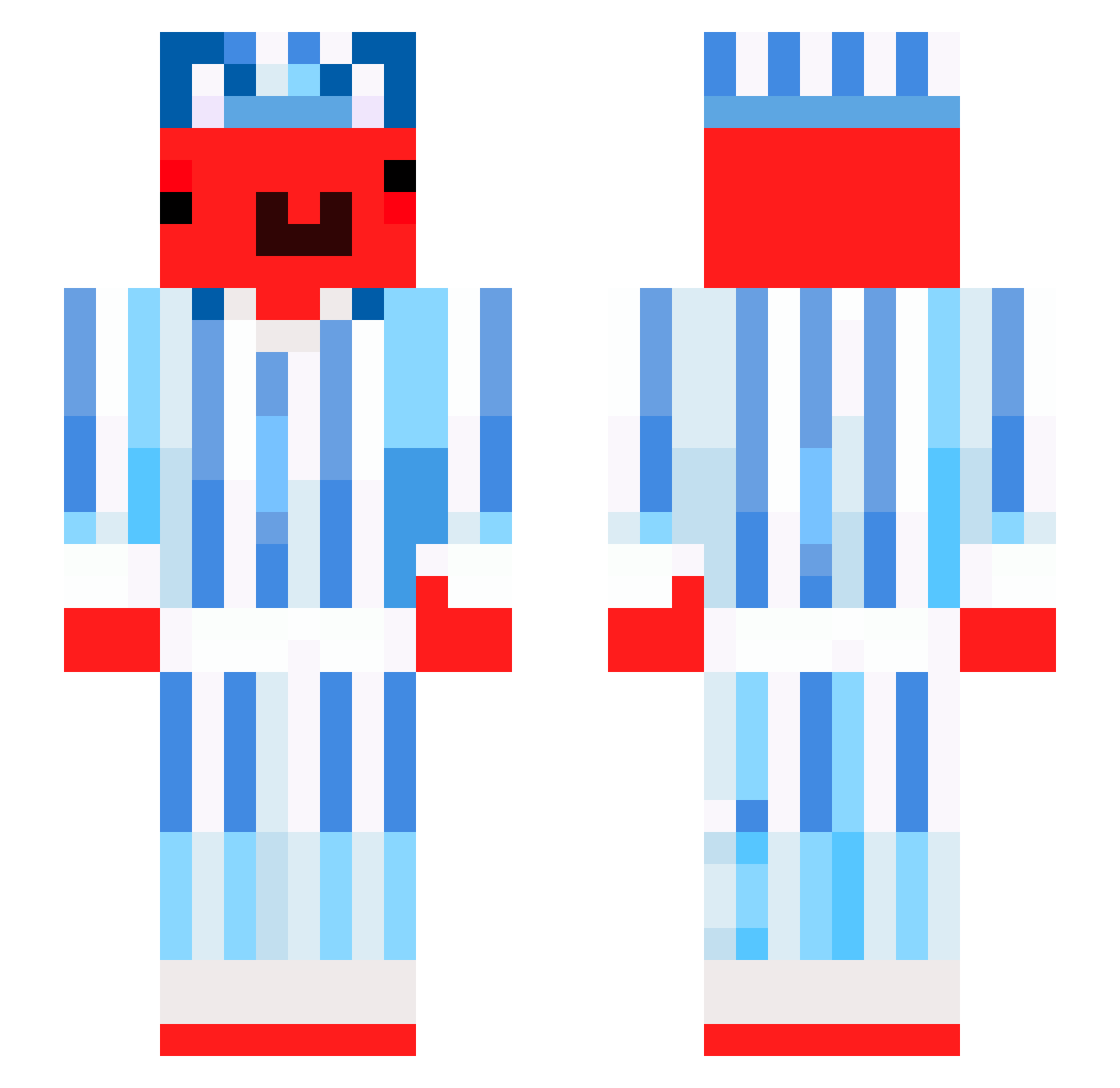 Y_atheer_Y Minecraft skin, front and back view