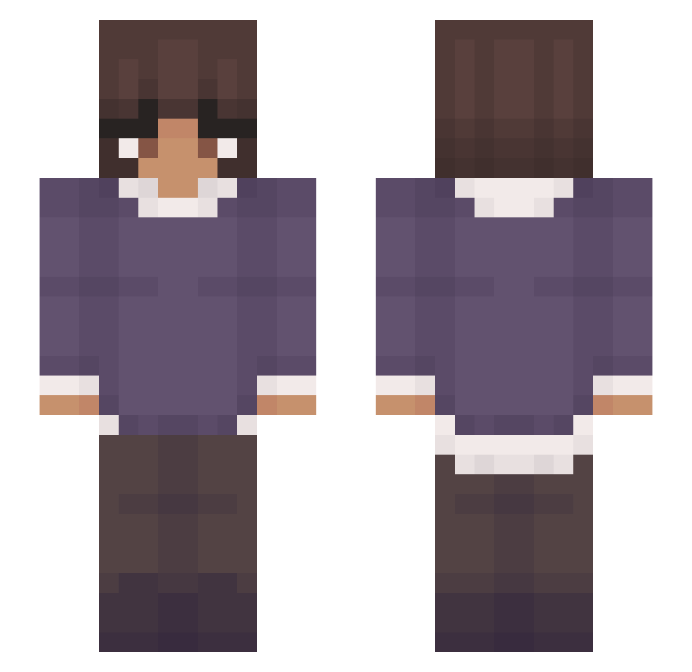 yoshi240402 Minecraft skin, front and back view