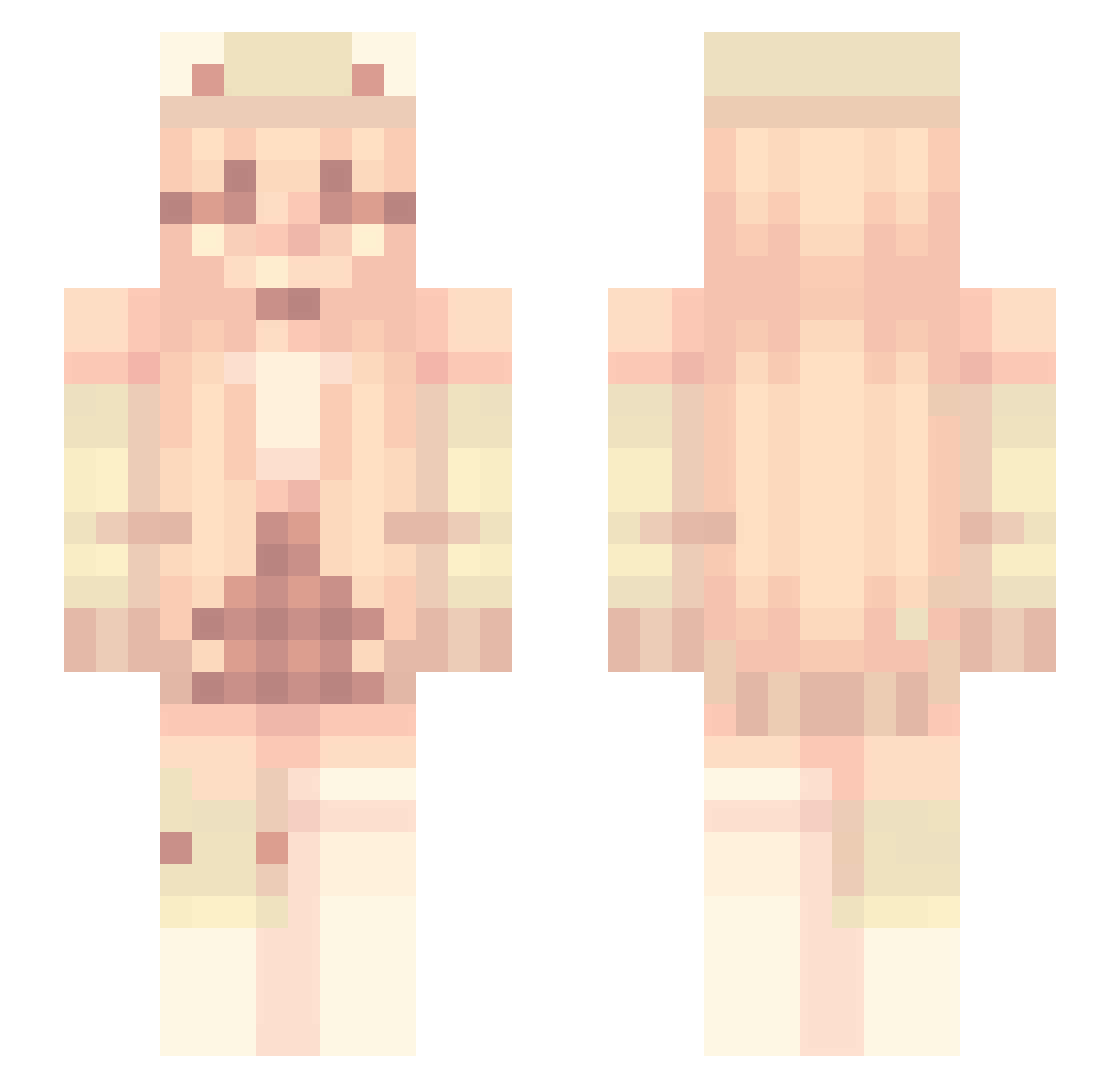 sool Minecraft skin, front and back view