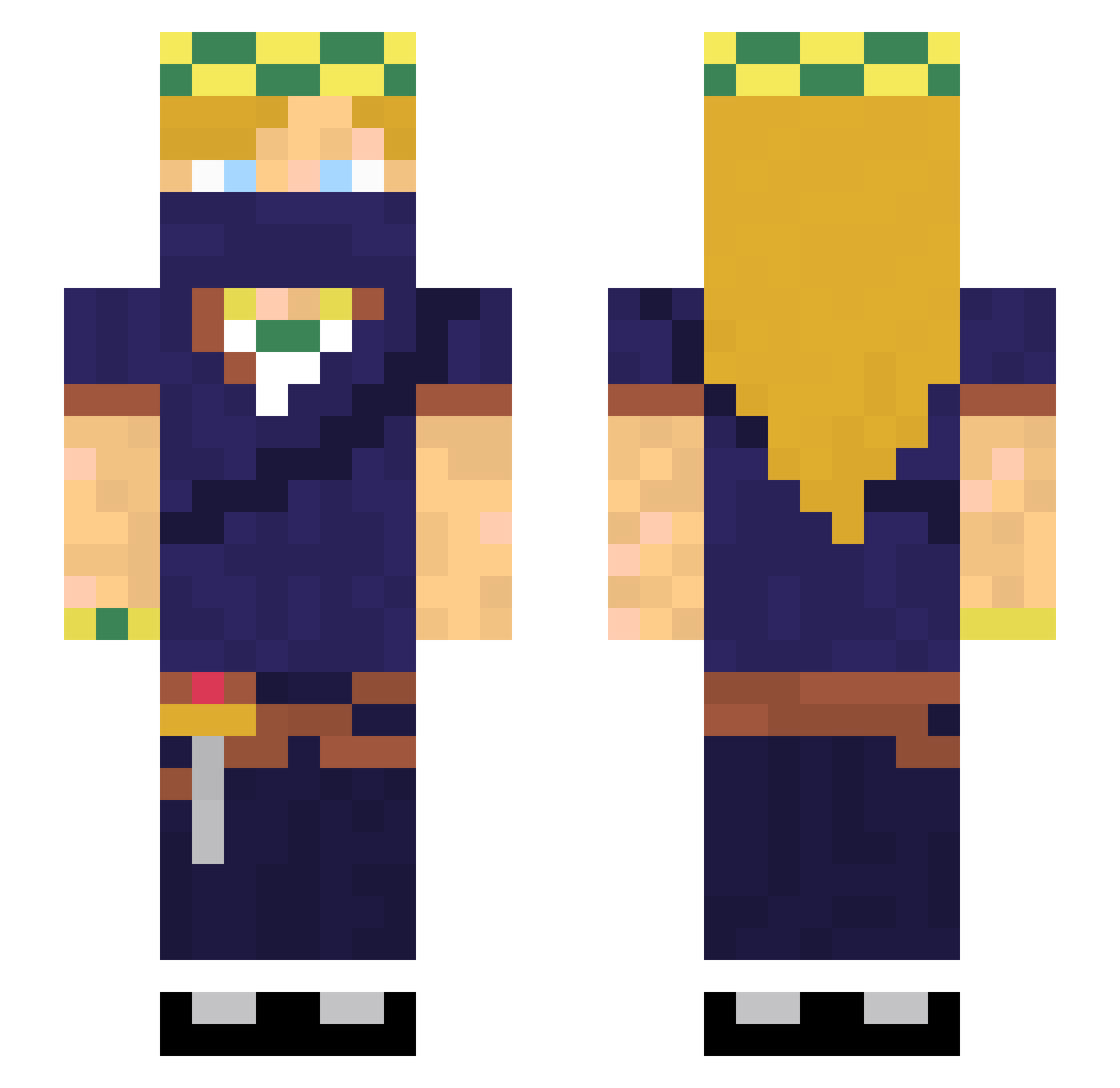 thechandlers3 Minecraft skin, front and back view