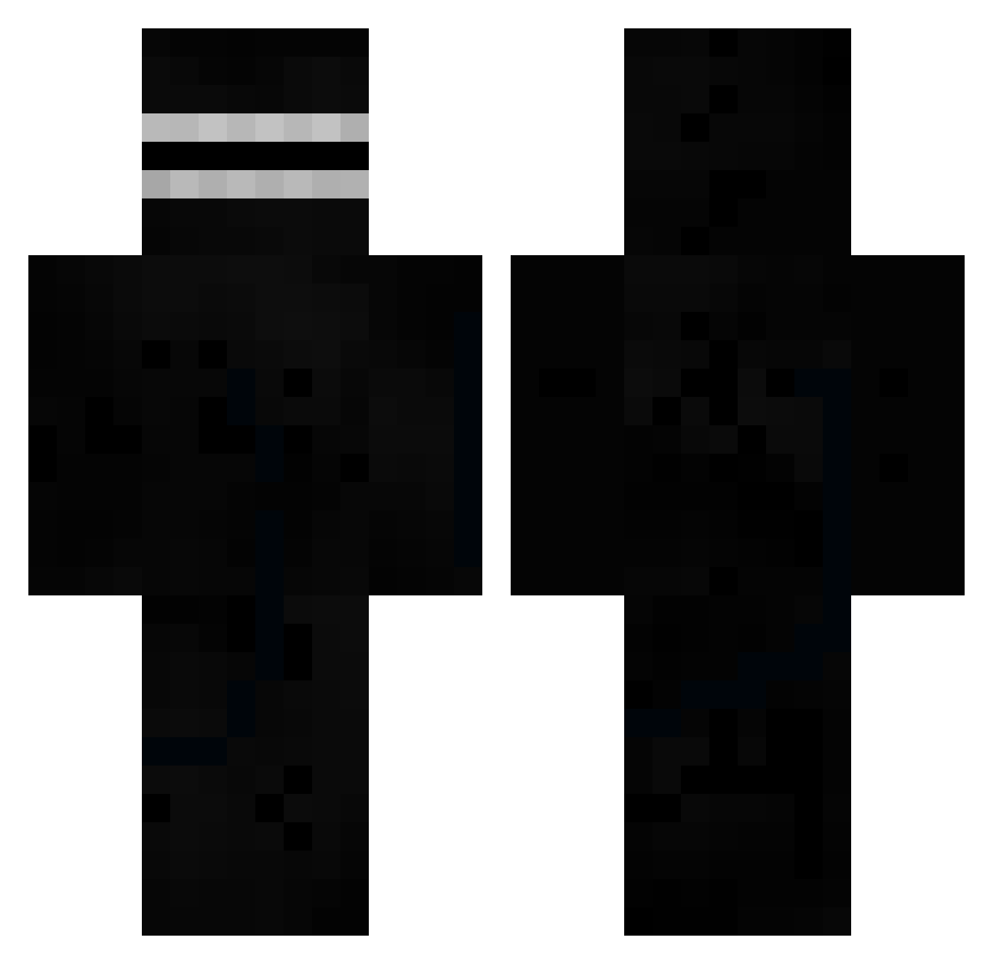 Sasha_Krutoi Minecraft skin, front and back view