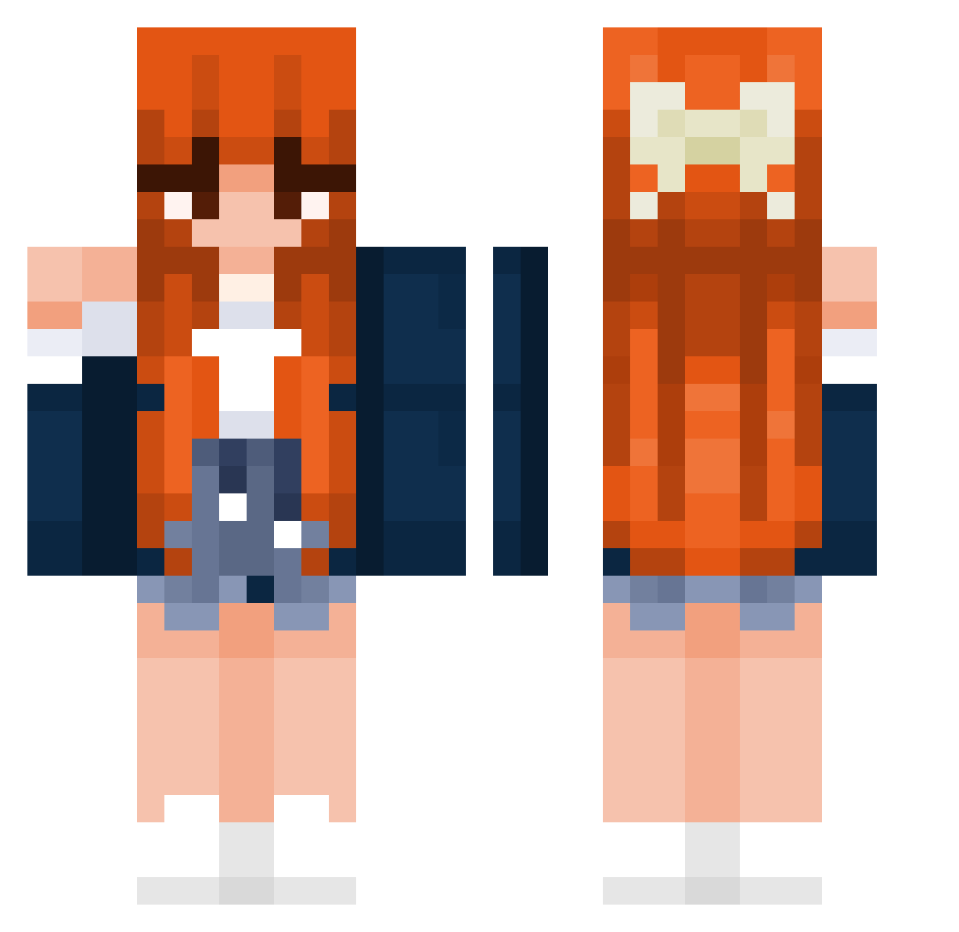 UrMum___ Minecraft skin, front and back view