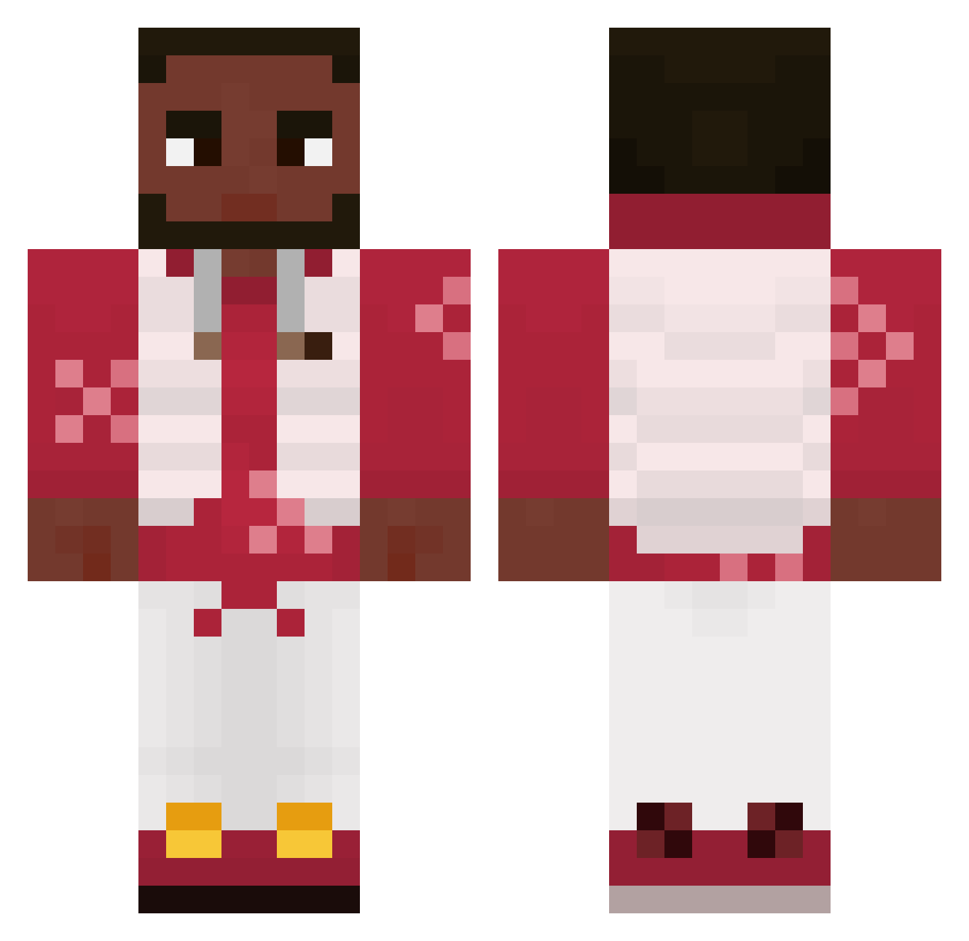 seevo_ Minecraft skin, front and back view