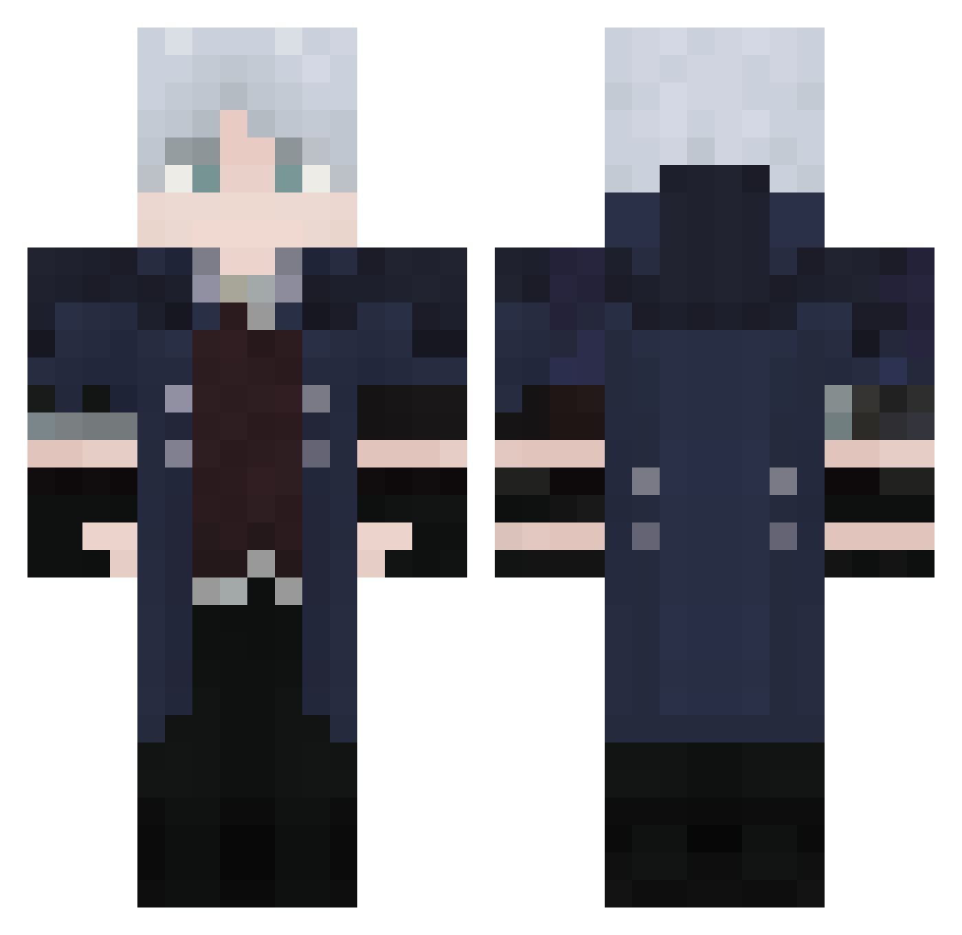 FengLInYe Minecraft skin, front and back view