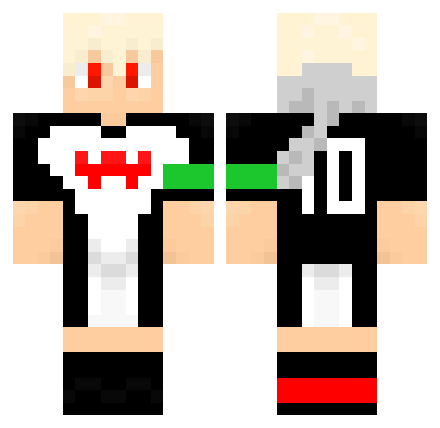 KappaPrideLeKhey Minecraft skin, front and back view