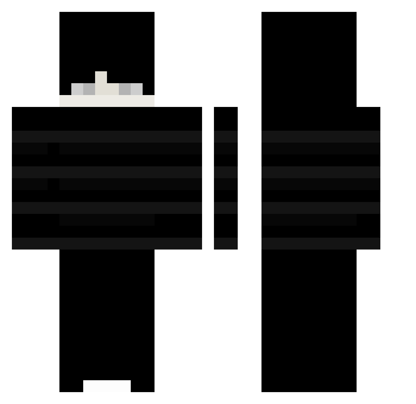 _stepter Minecraft skin, front and back view