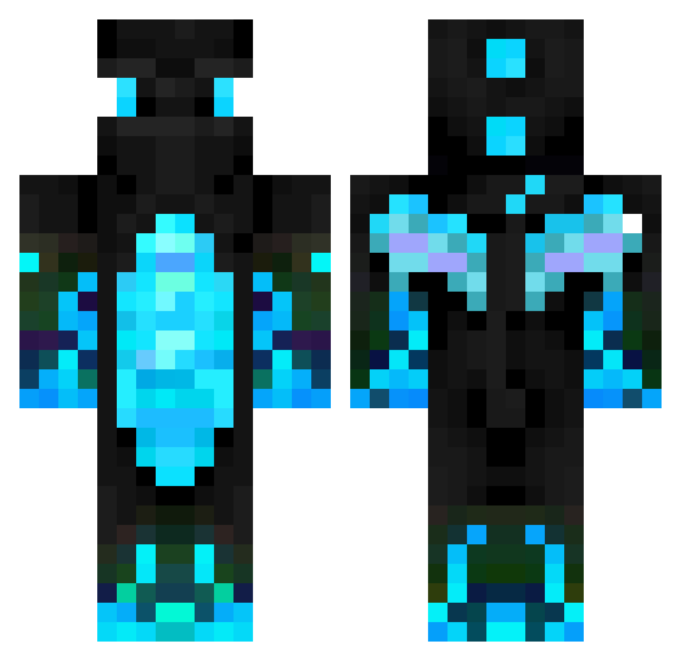 ldragon1 Minecraft skin, front and back view