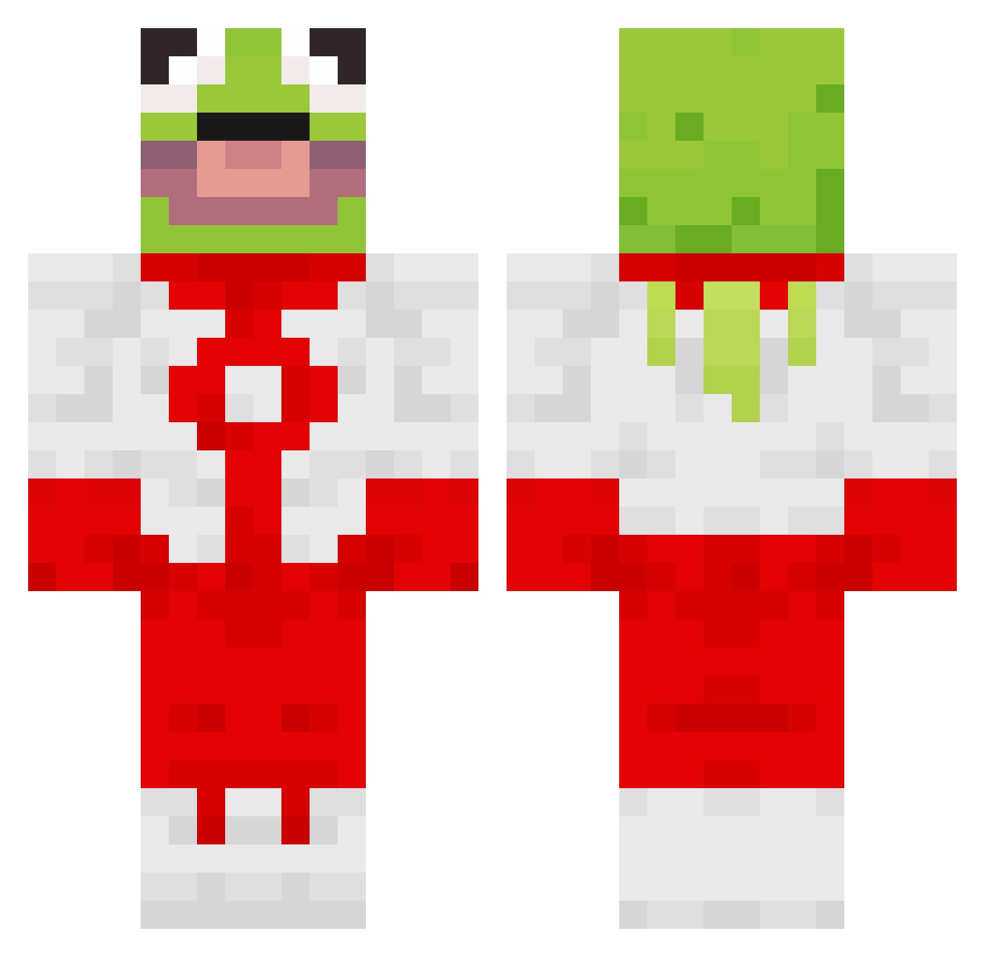 zababus Minecraft skin, front and back view