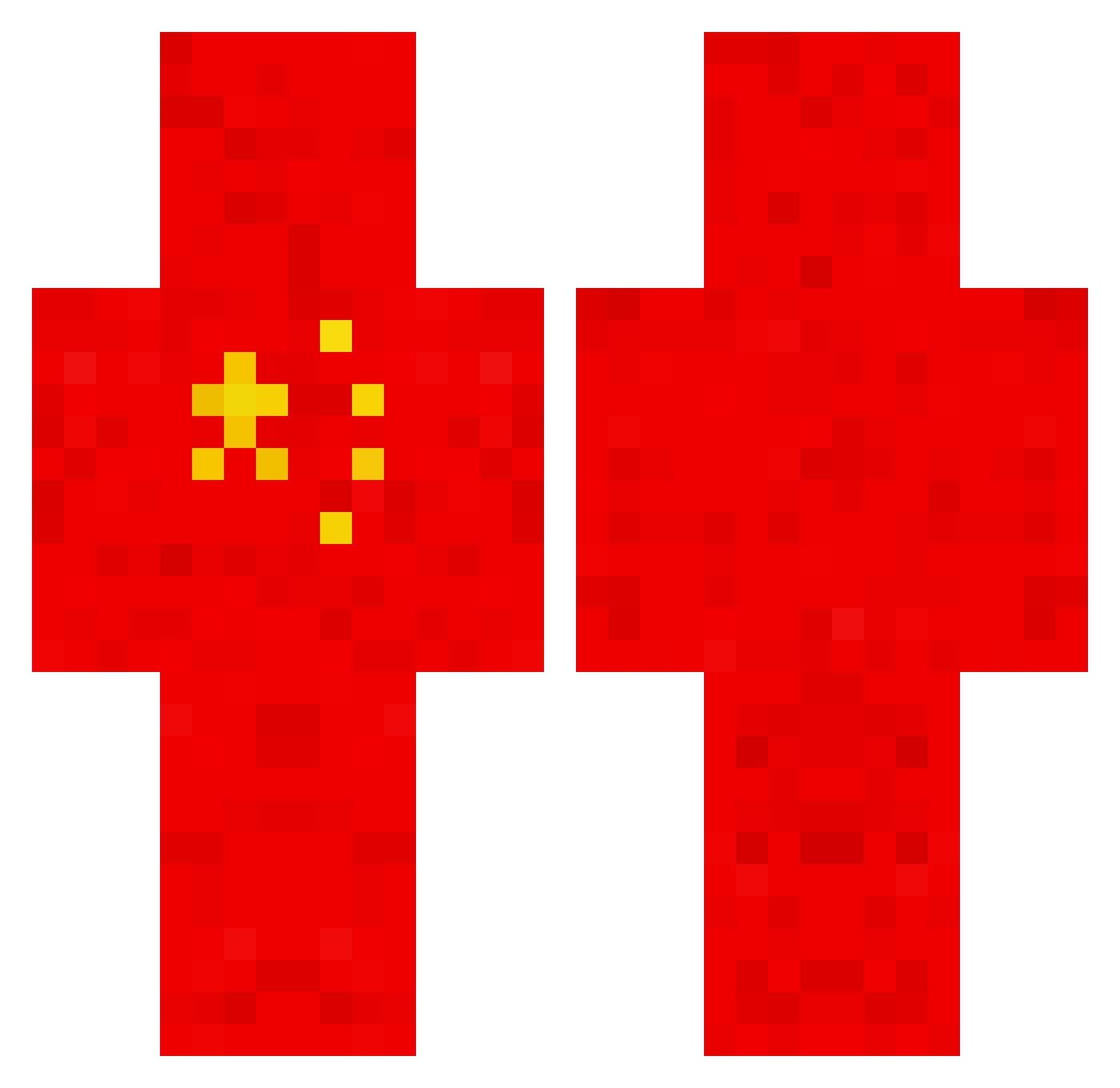 blimpslayer Minecraft skin, front and back view