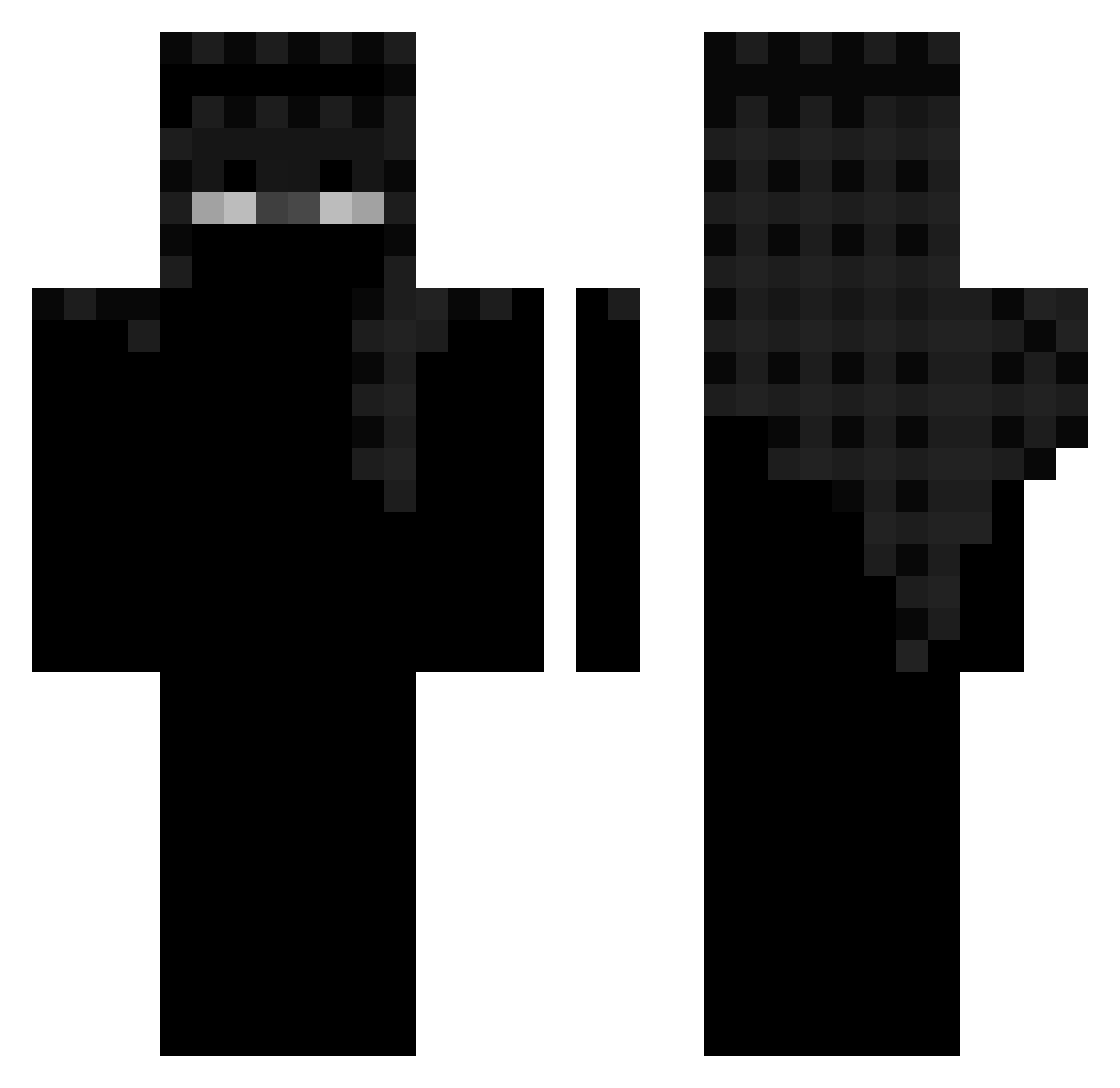 StriKerZz_ Minecraft skin, front and back view