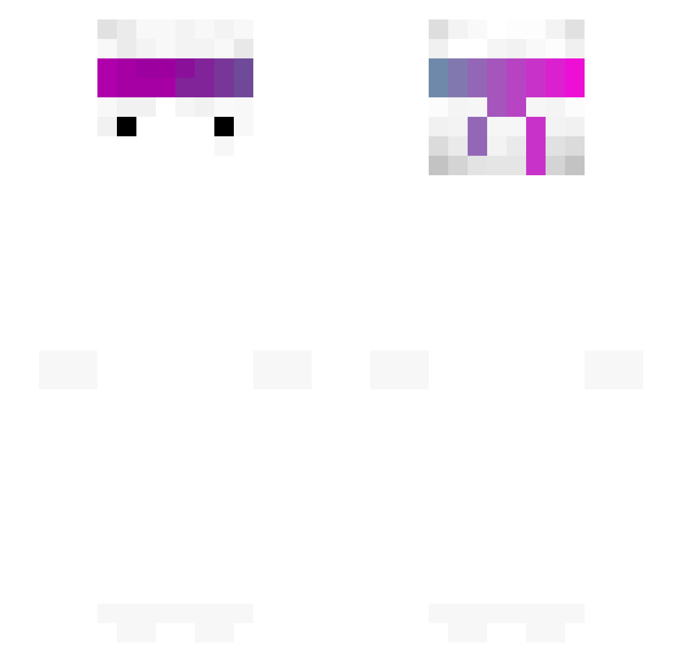 T0ucanMan Minecraft skin, front and back view