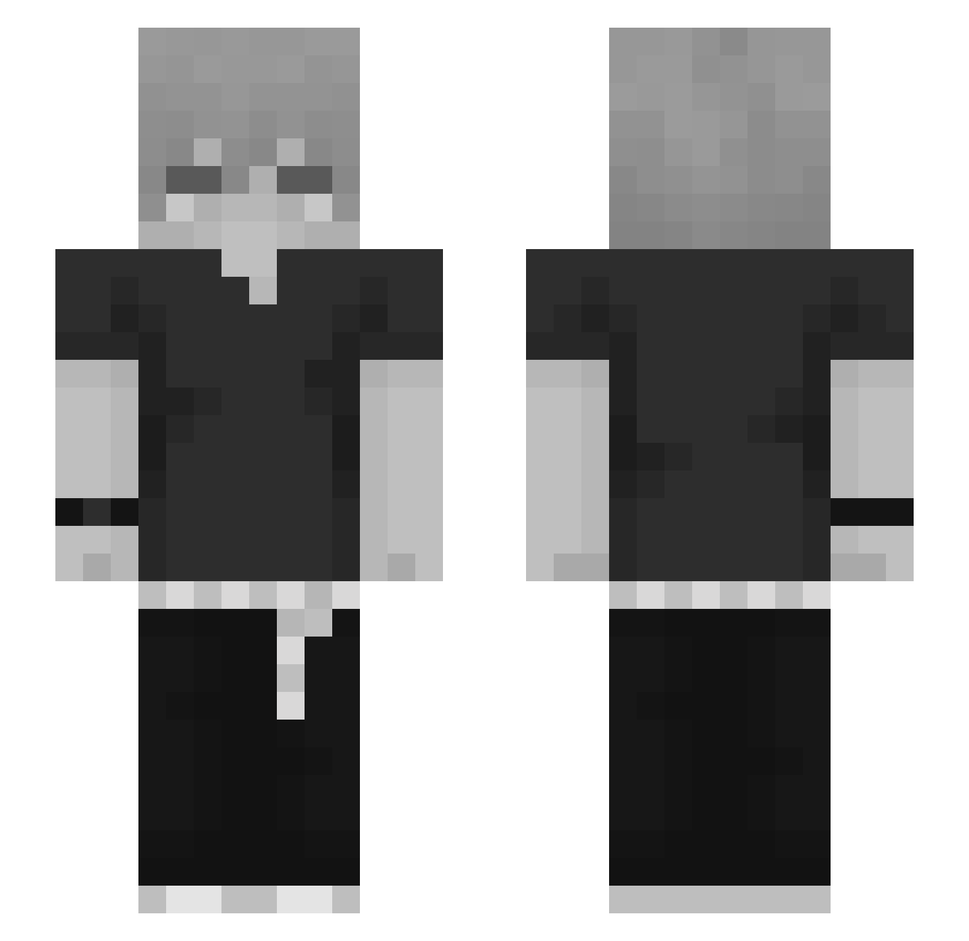 PoTR2210 Minecraft skin, front and back view
