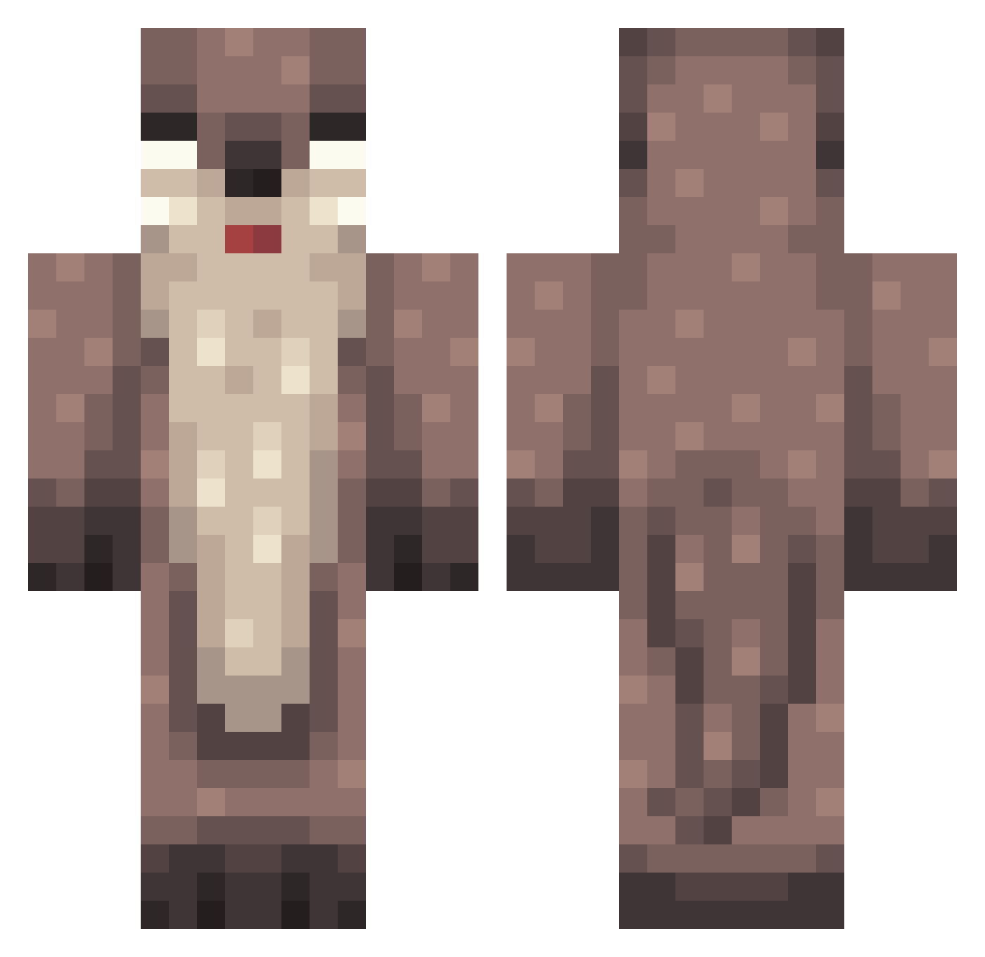 lenny1219ctn Minecraft skin, front and back view