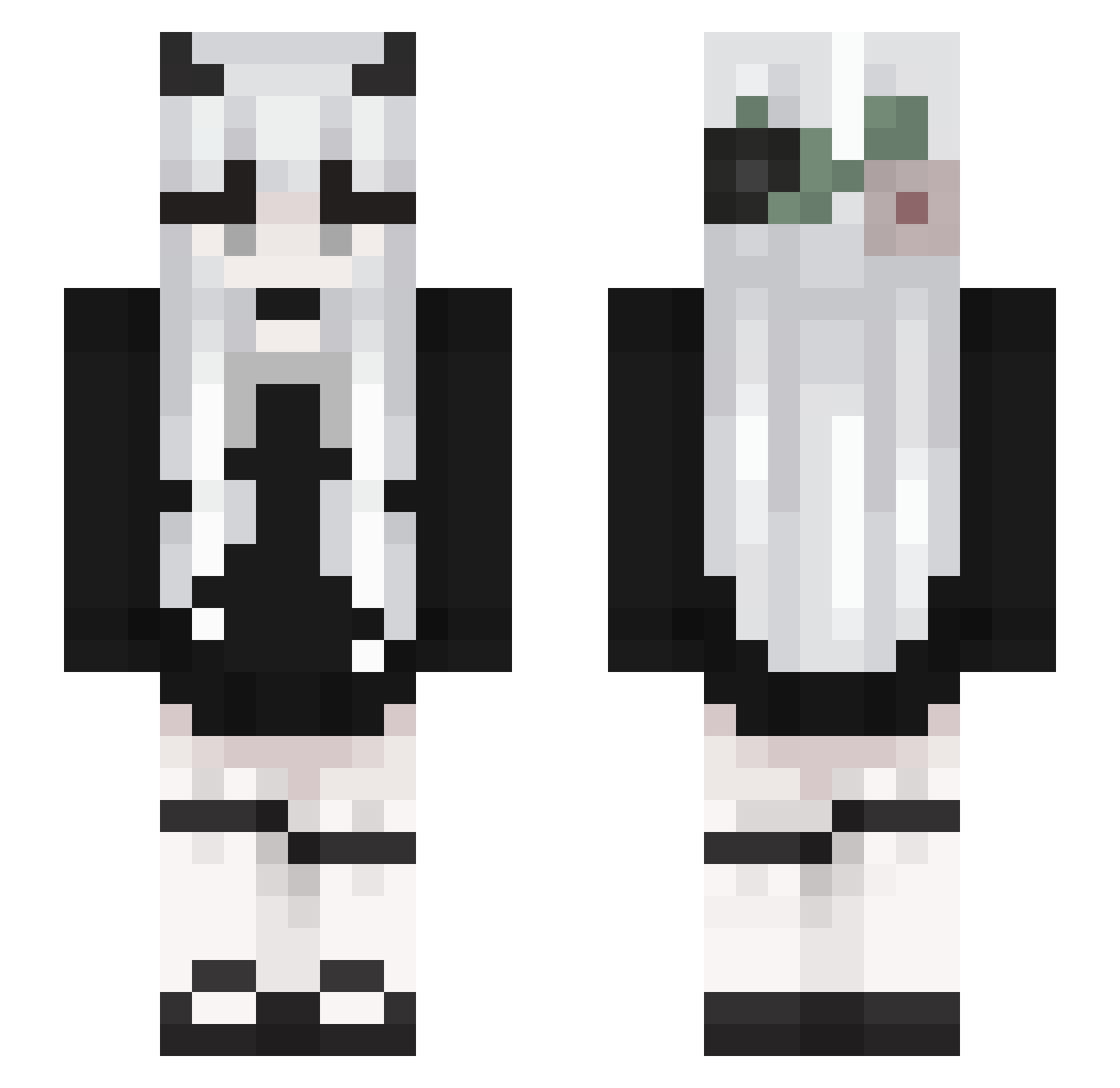 Trokk_Why Minecraft skin, front and back view