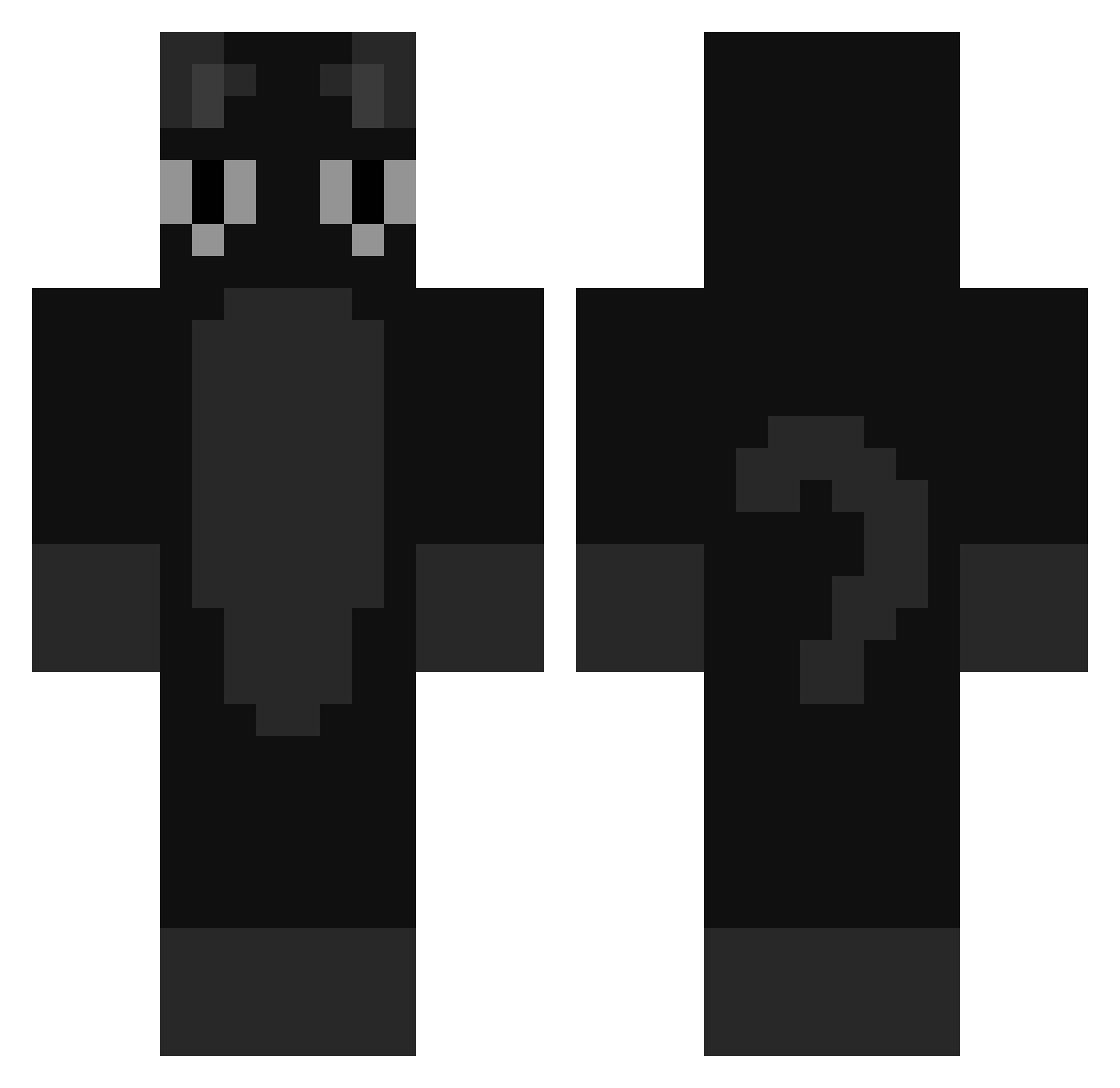 zira_bira Minecraft skin, front and back view