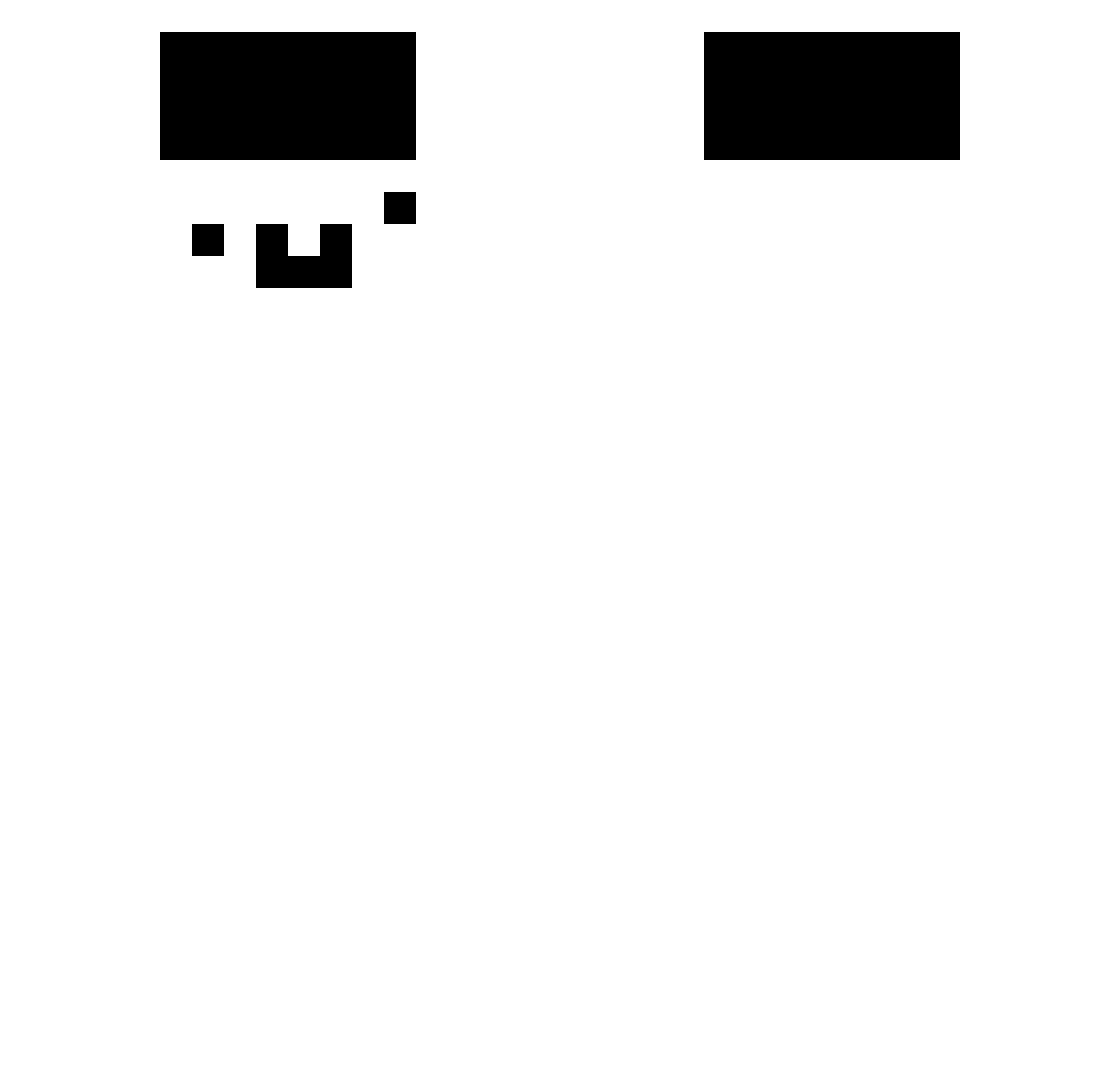 PoliceBear Minecraft skin, front and back view