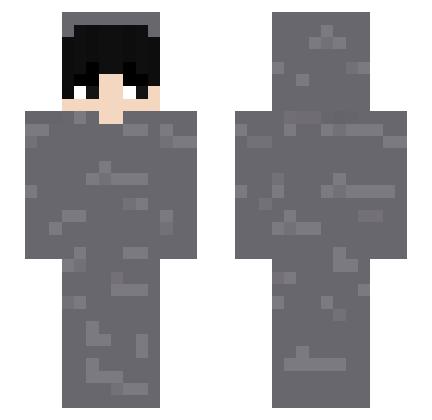zk7159 Minecraft skin, front and back view