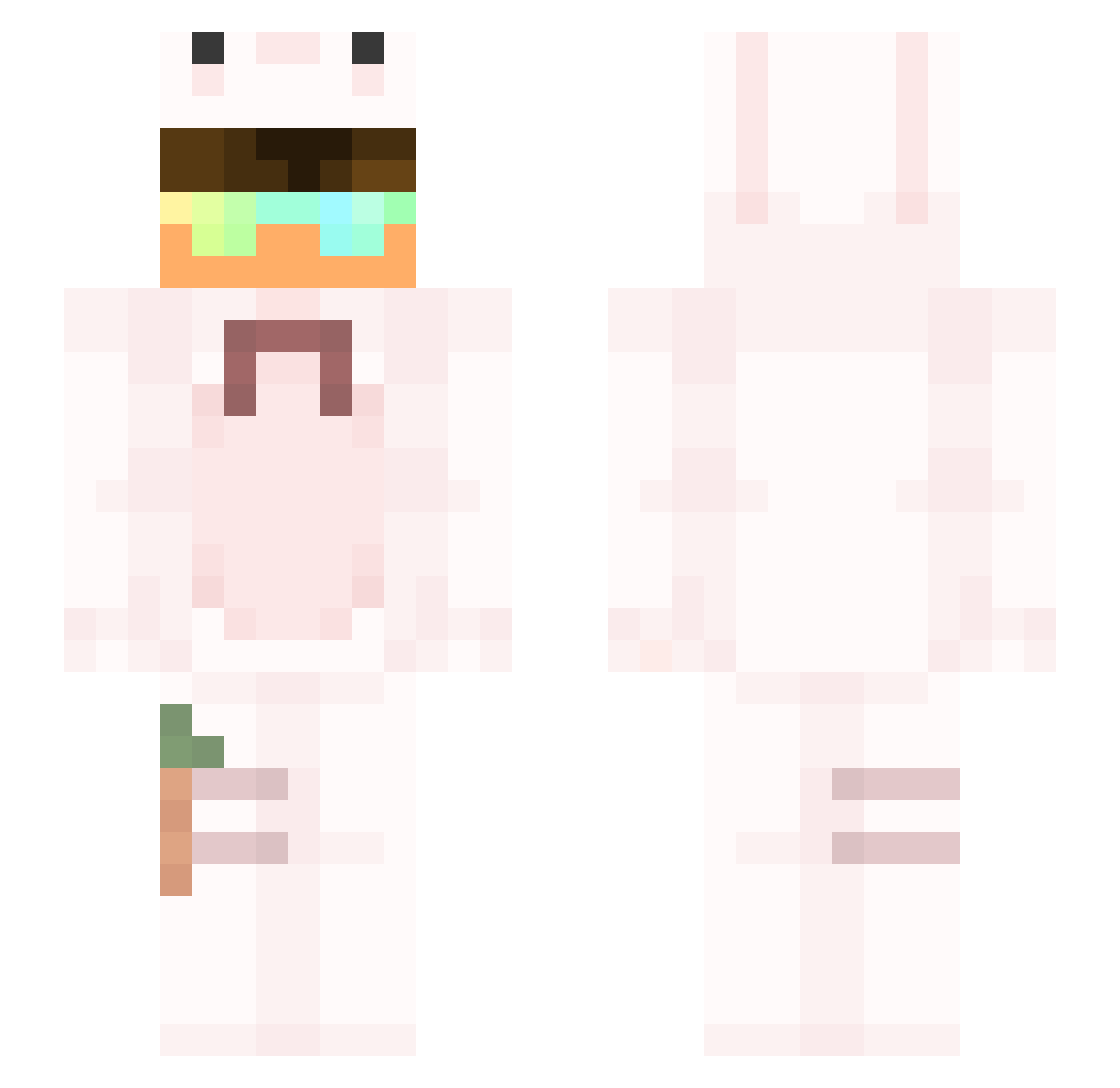 Matt_Beast Minecraft skin, front and back view
