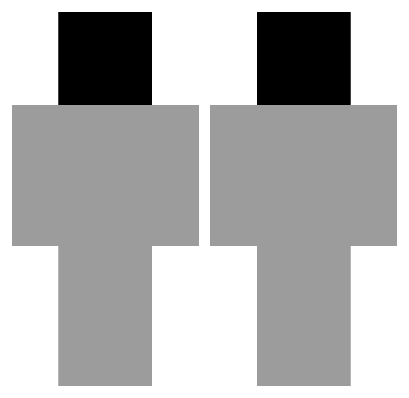 Rogan_321 Minecraft skin, front and back view