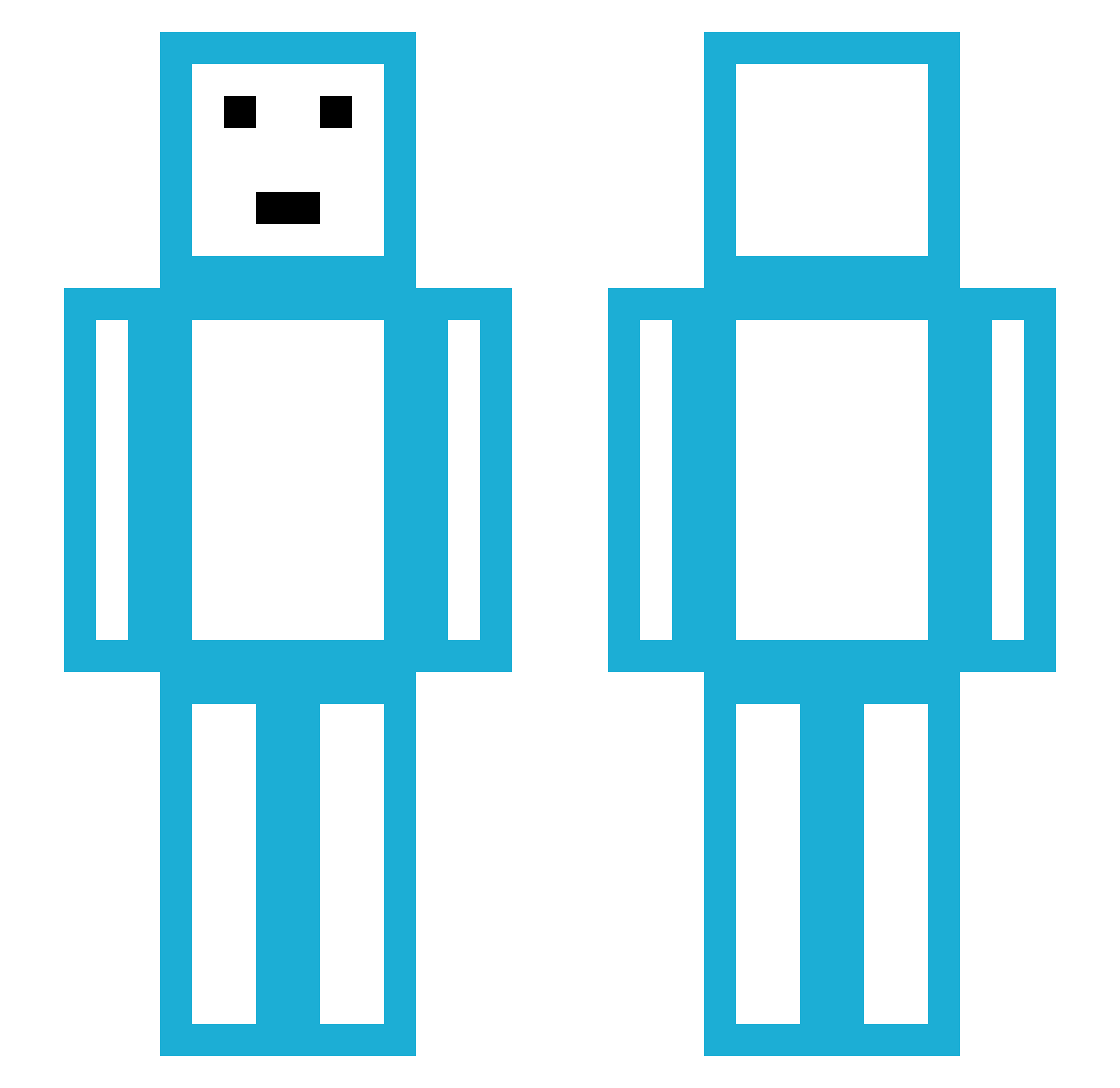 RgbHulk Minecraft skin, front and back view