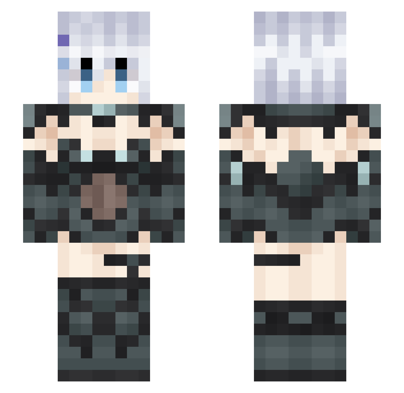 tinnn1215 Minecraft skin, front and back view