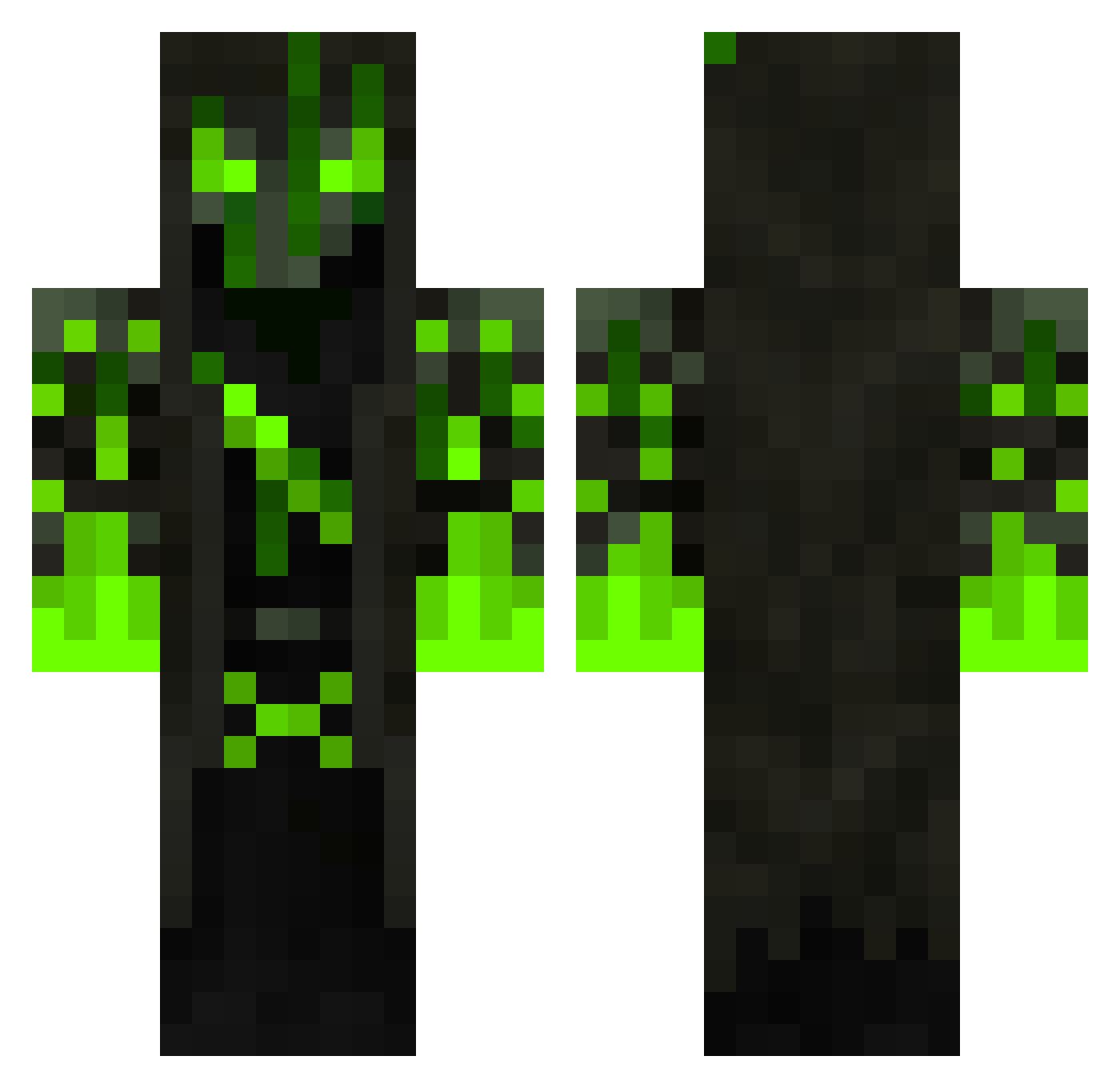 shadowsushi08 Minecraft skin, front and back view