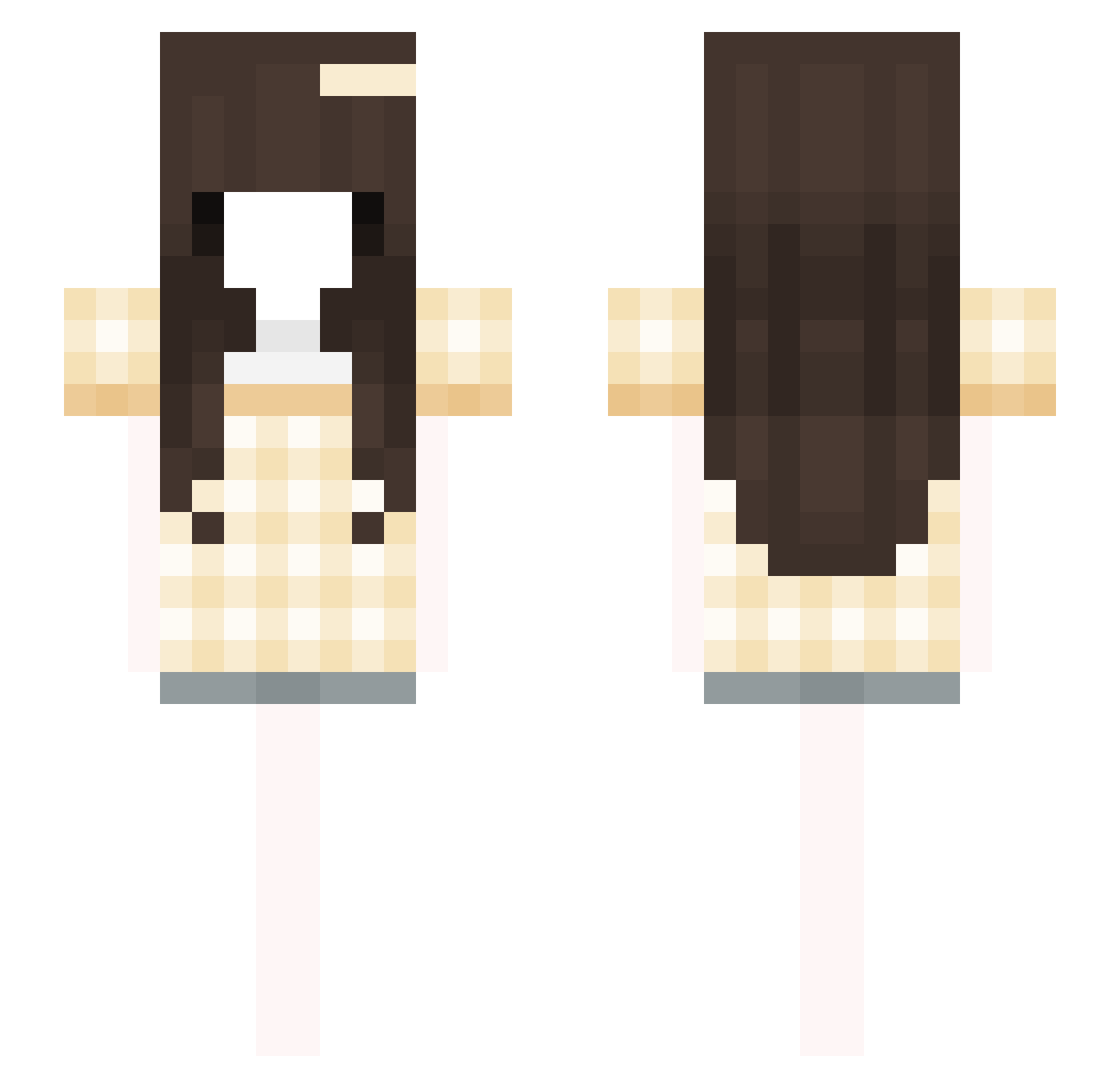 vqlerie4 Minecraft skin, front and back view