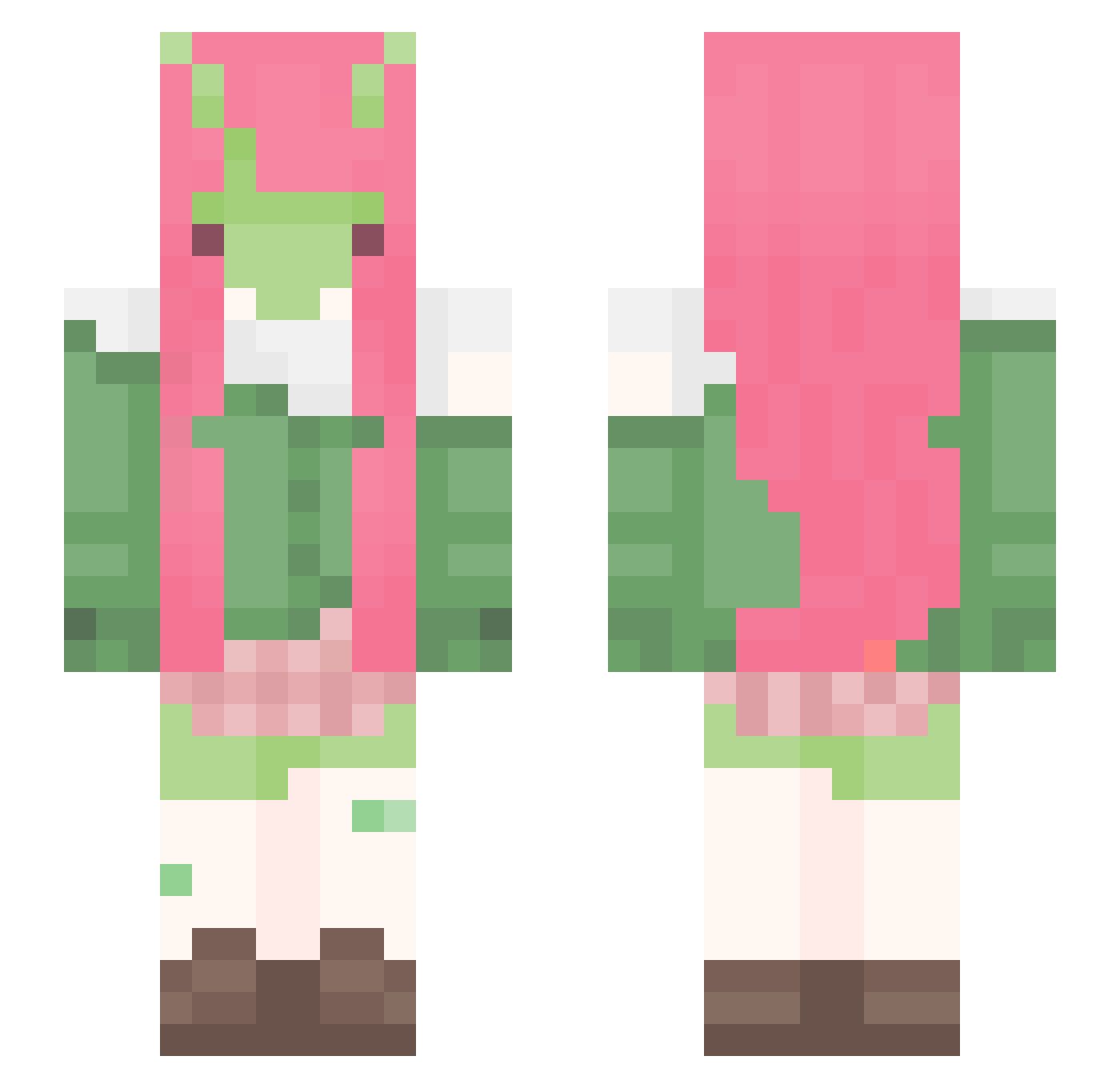 D41sy_ Minecraft skin, front and back view
