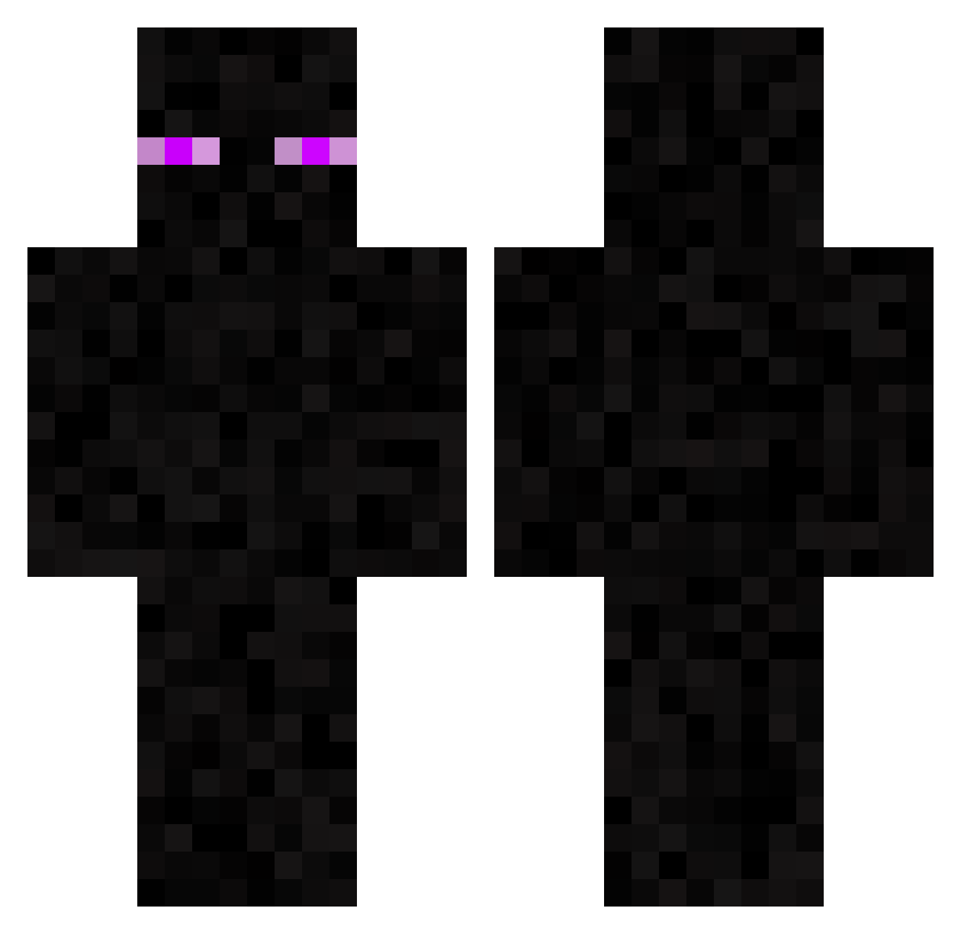 SAGLOCK Minecraft skin, front and back view