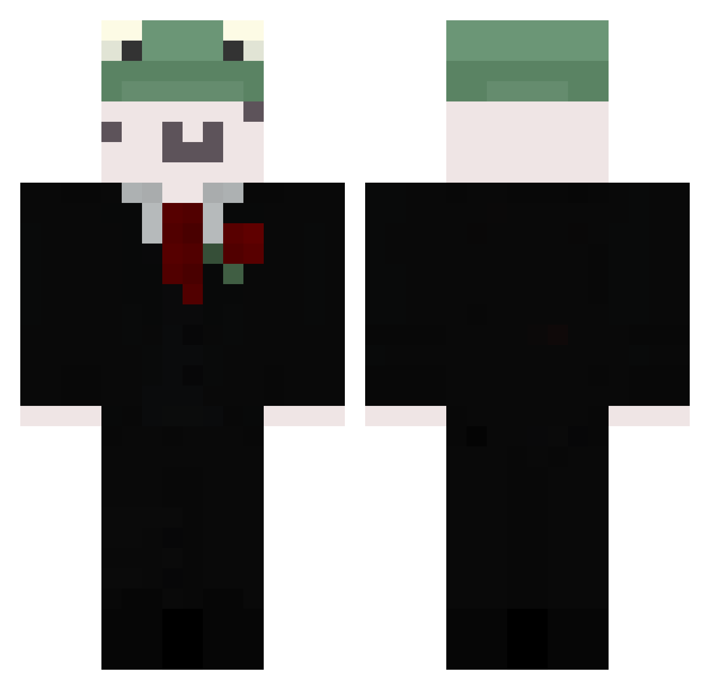 smiling_cat33 Minecraft skin, front and back view