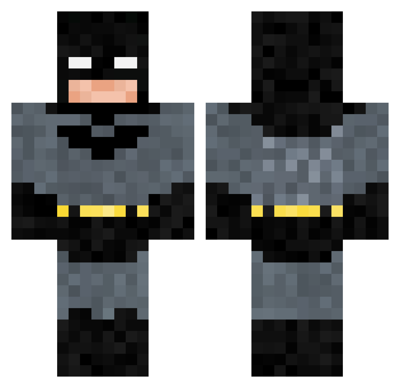davin236 Minecraft skin, front and back view
