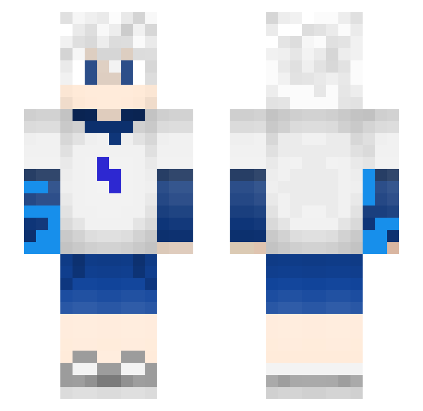 a_age_ Minecraft skin, front and back view