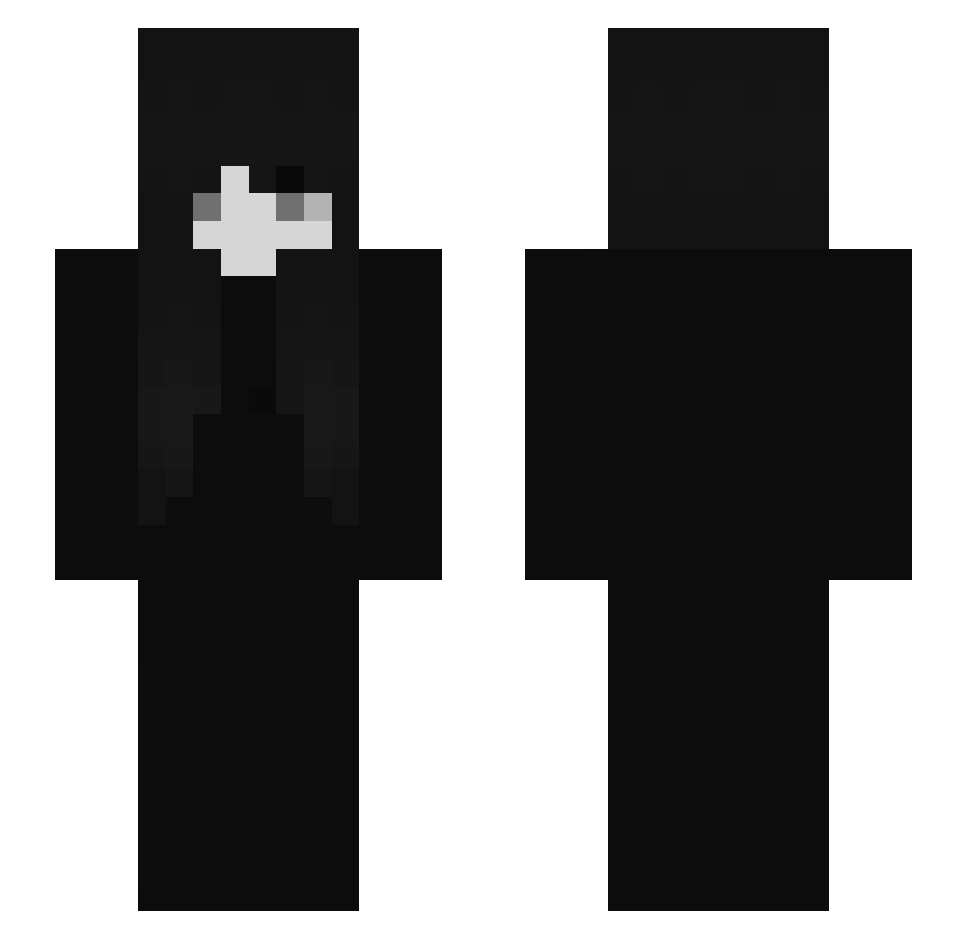 zigarettensucht Minecraft skin, front and back view