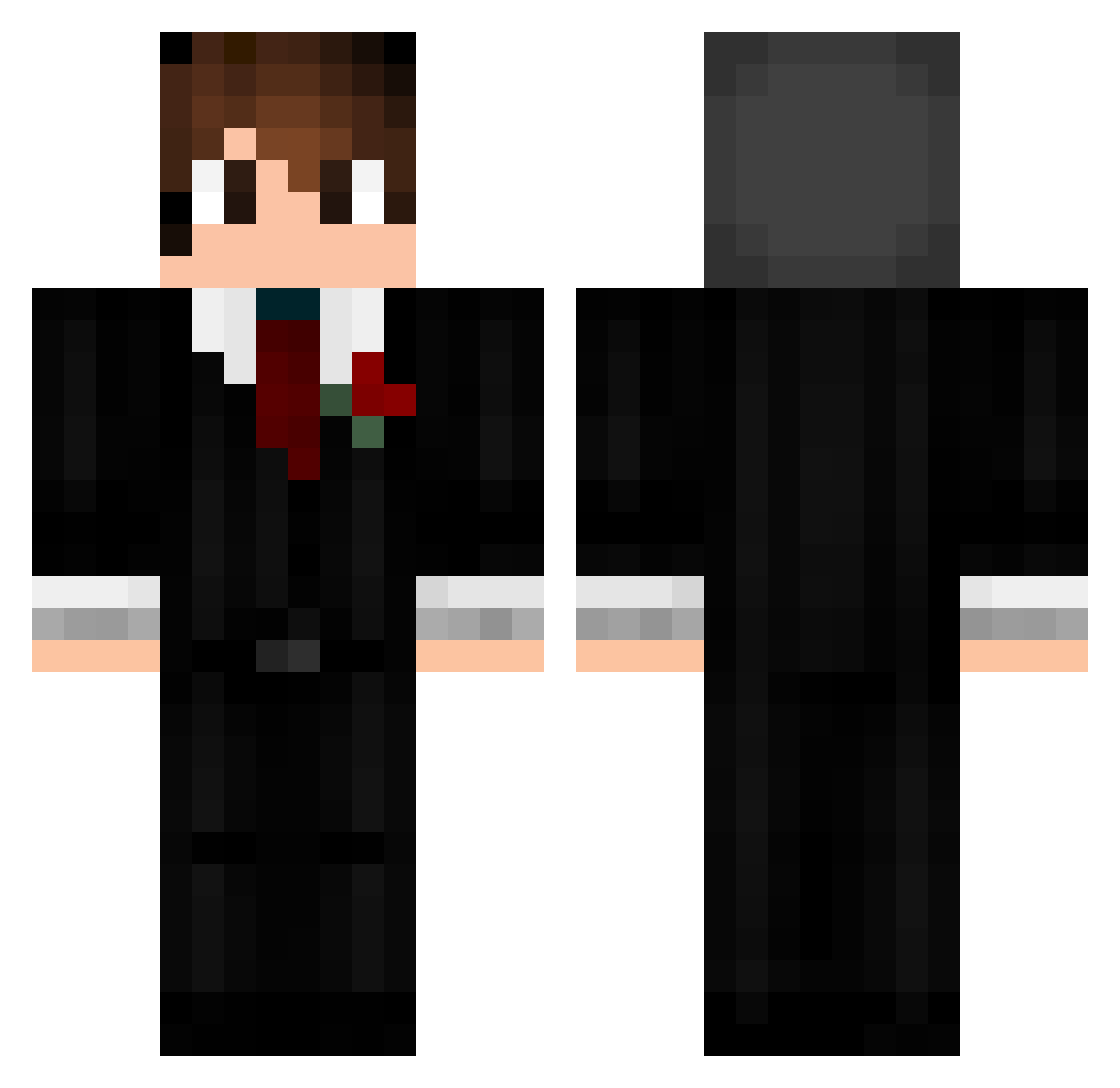 DoomM2002 Minecraft skin, front and back view