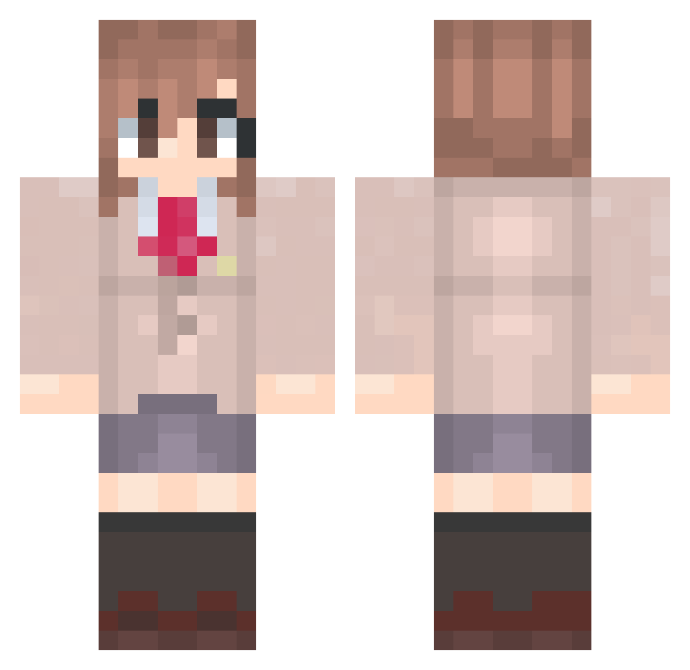 _TimTim__ Minecraft skin, front and back view