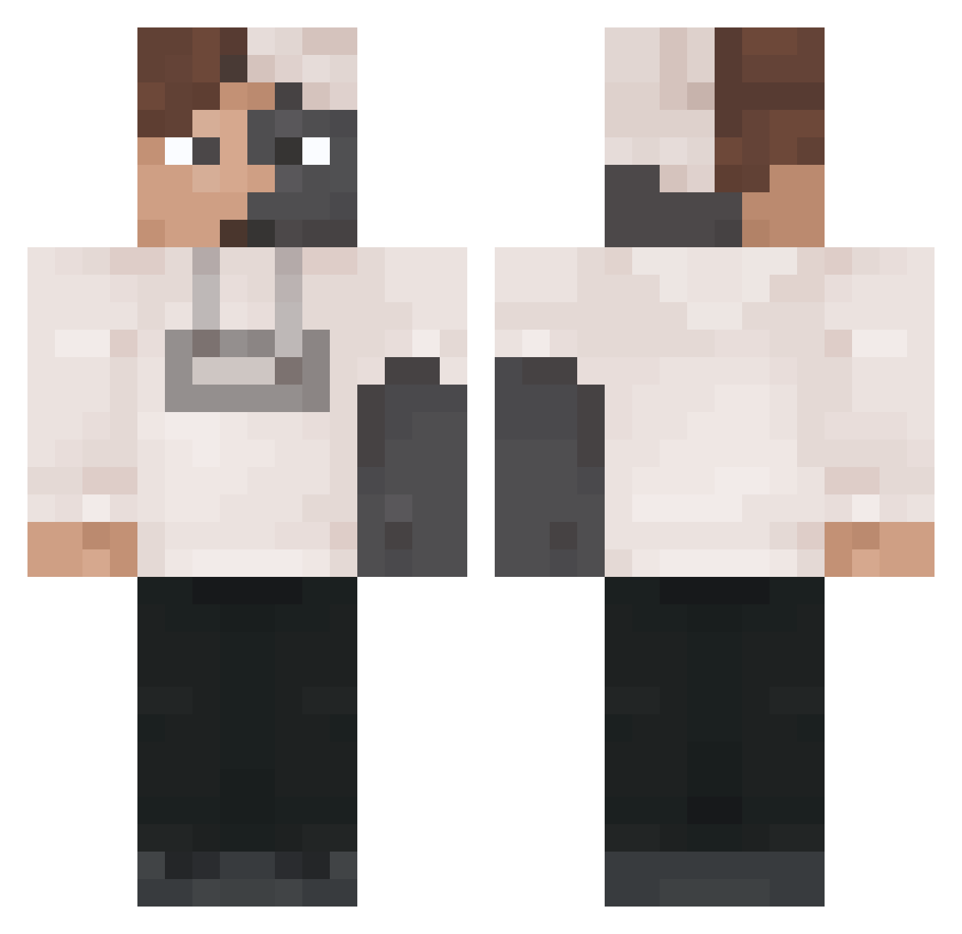 Danrus110_ Minecraft skin, front and back view