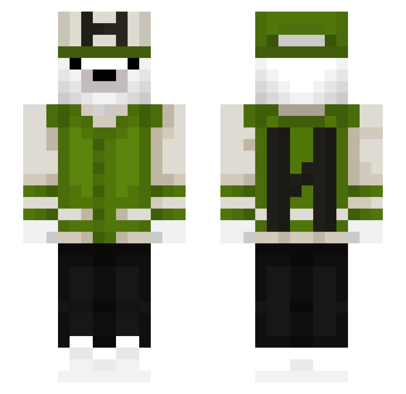 luisao09 Minecraft skin, front and back view
