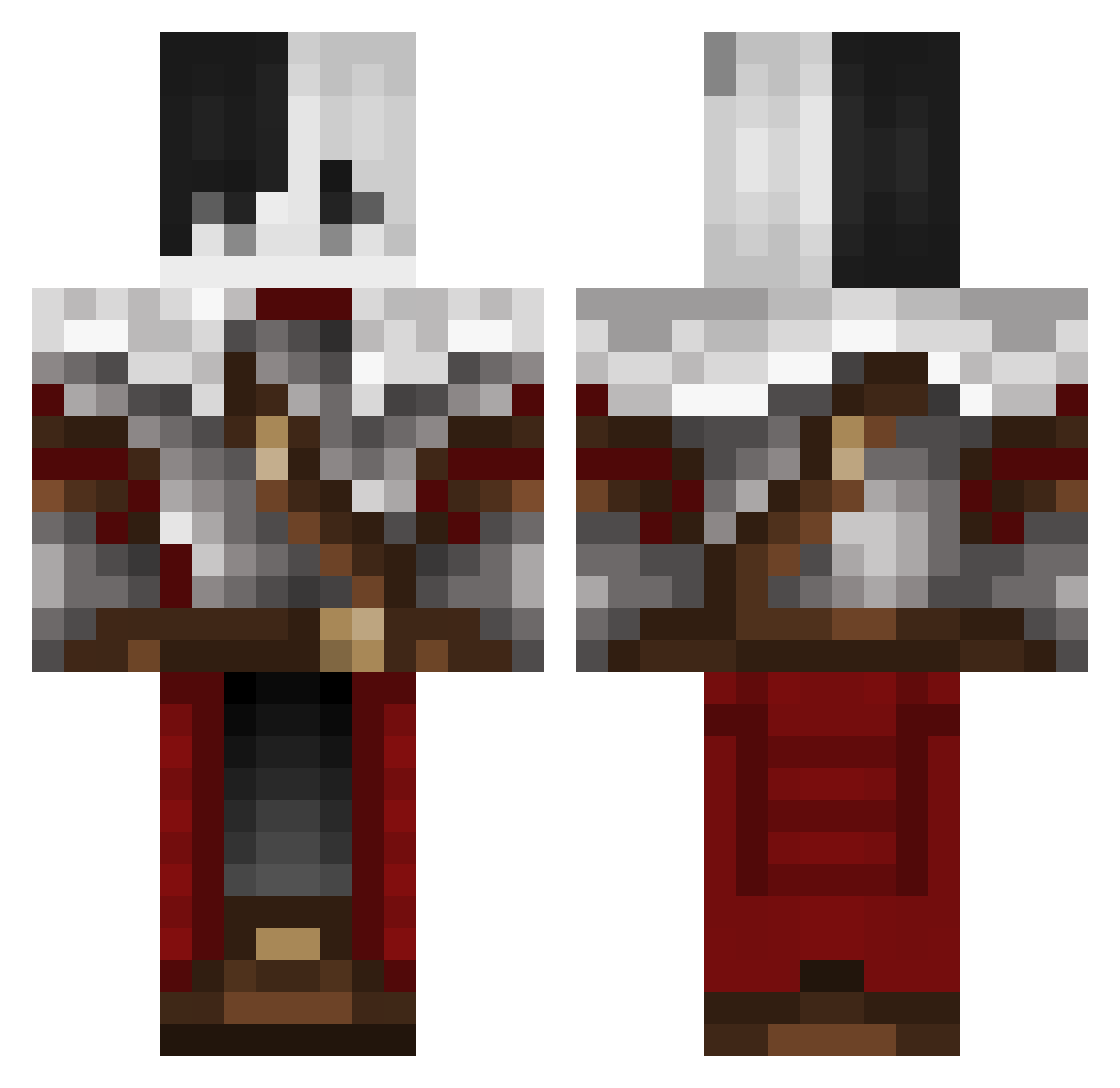 SindicatoJR Minecraft skin, front and back view