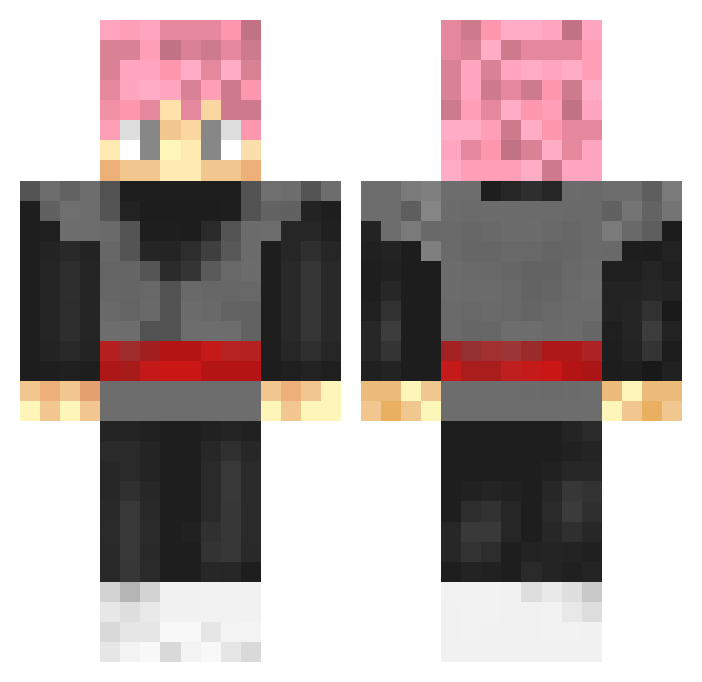JOZOausTRAVNIK Minecraft skin, front and back view