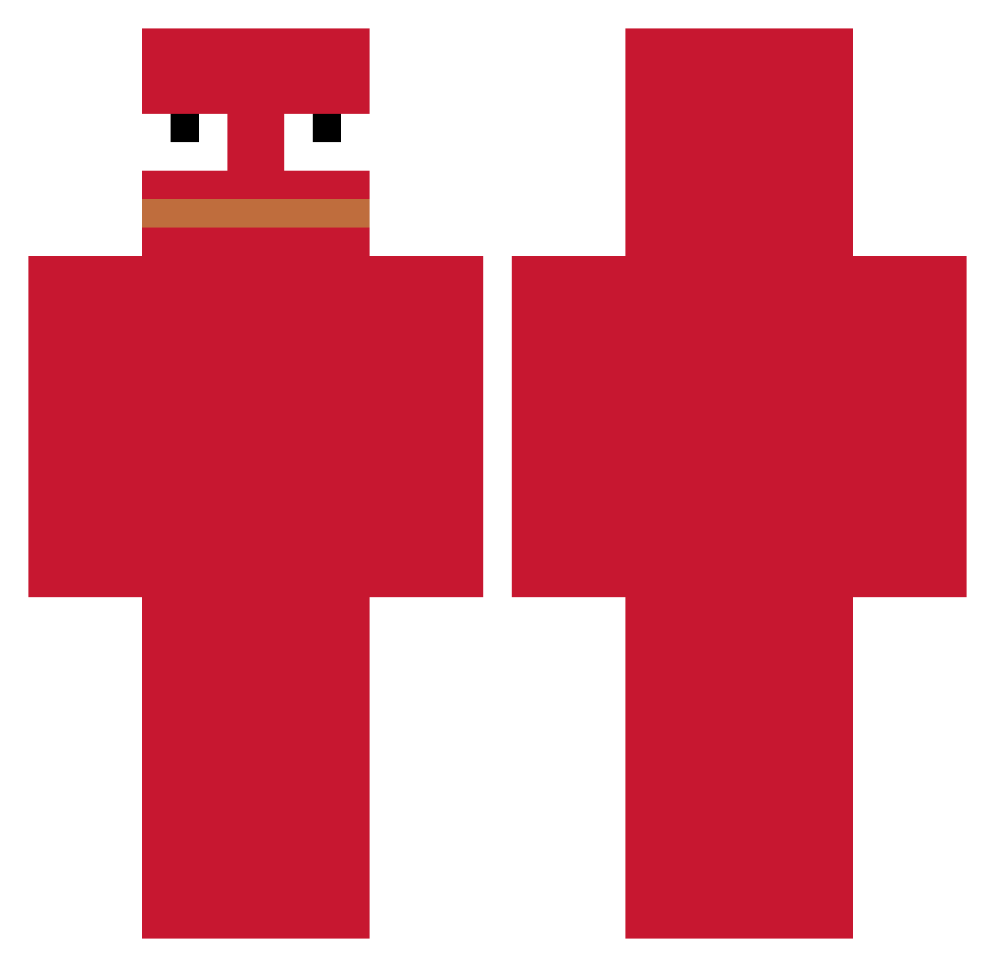 Max263 Minecraft skin, front and back view