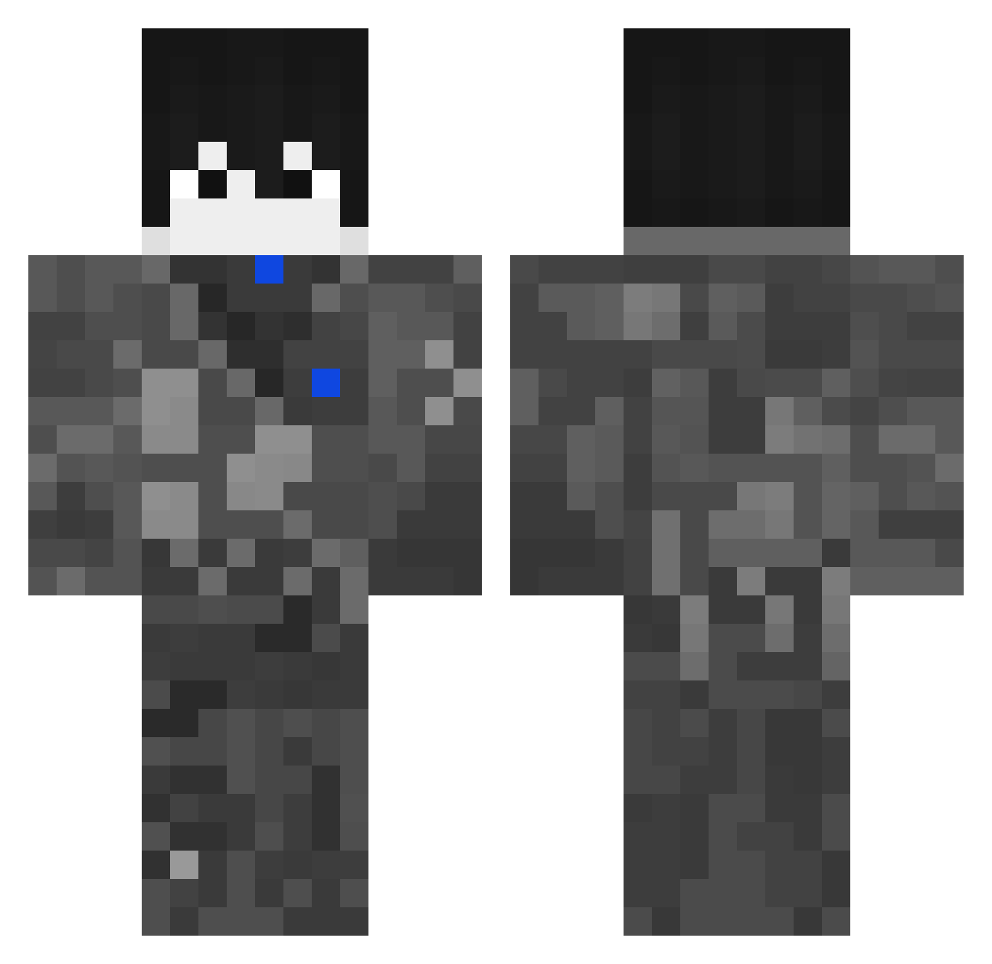 Sir_Charly Minecraft skin, front and back view