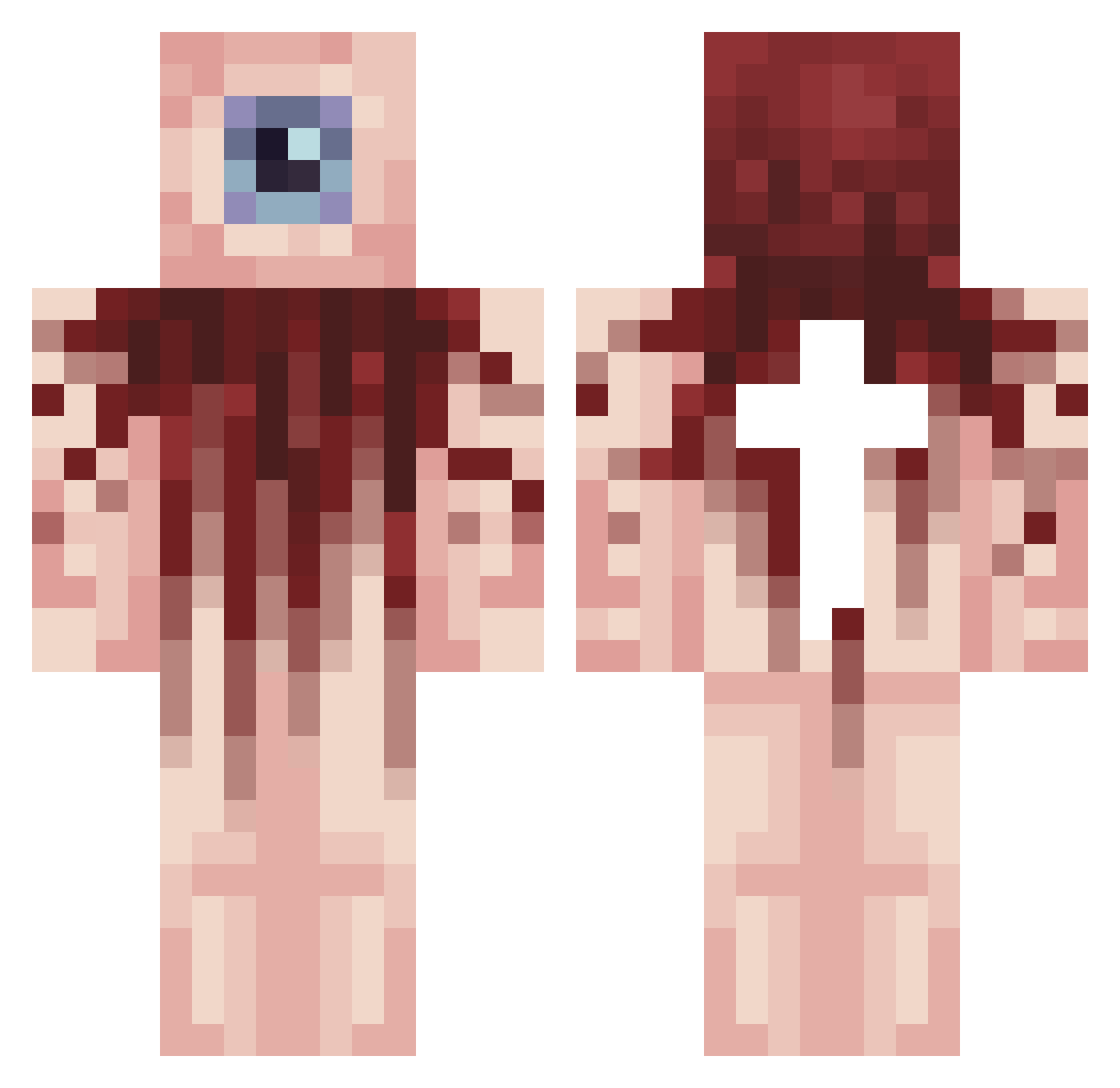 _ZZED_ Minecraft skin, front and back view
