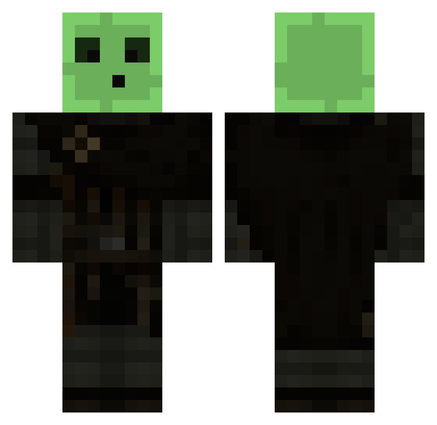 Tobi3817 Minecraft skin, front and back view
