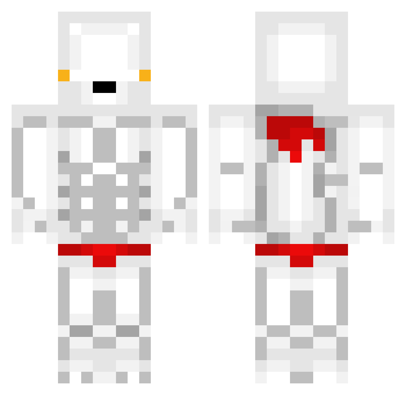 _WF_ Minecraft skin, front and back view