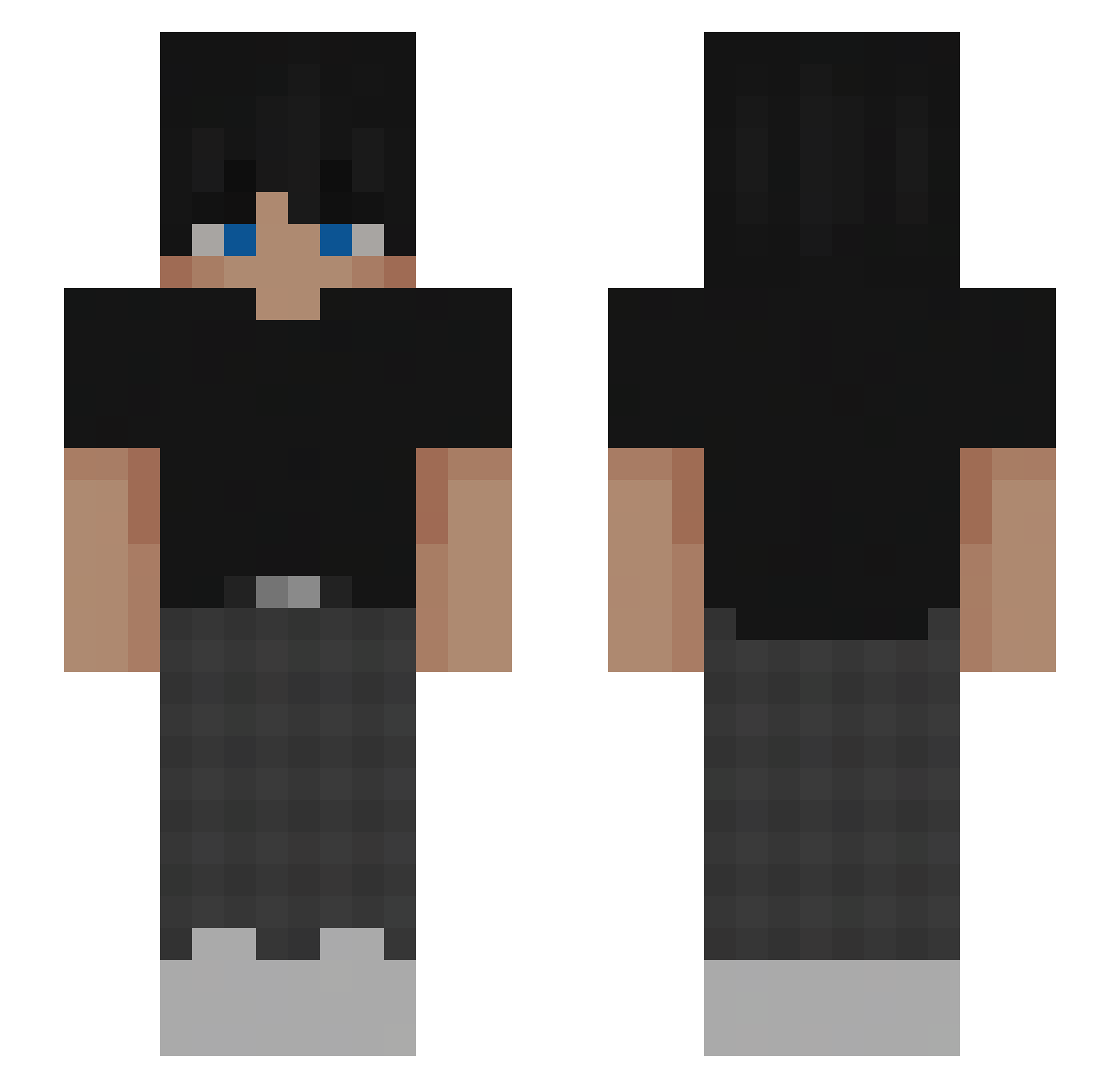 RioneTraiano Minecraft skin, front and back view