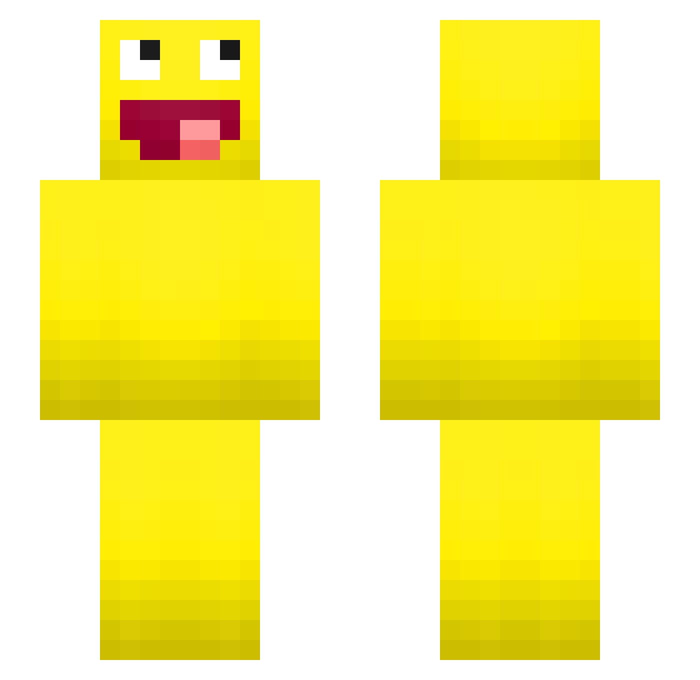 kamelTreiber88 Minecraft skin, front and back view