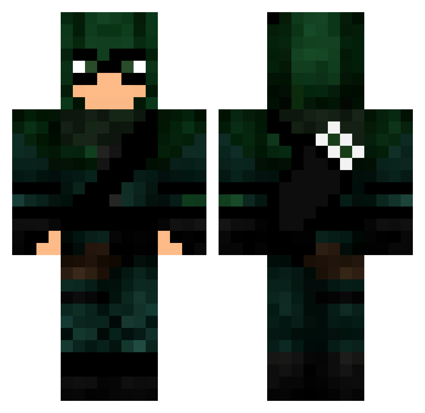 xNoisyy_ Minecraft skin, front and back view