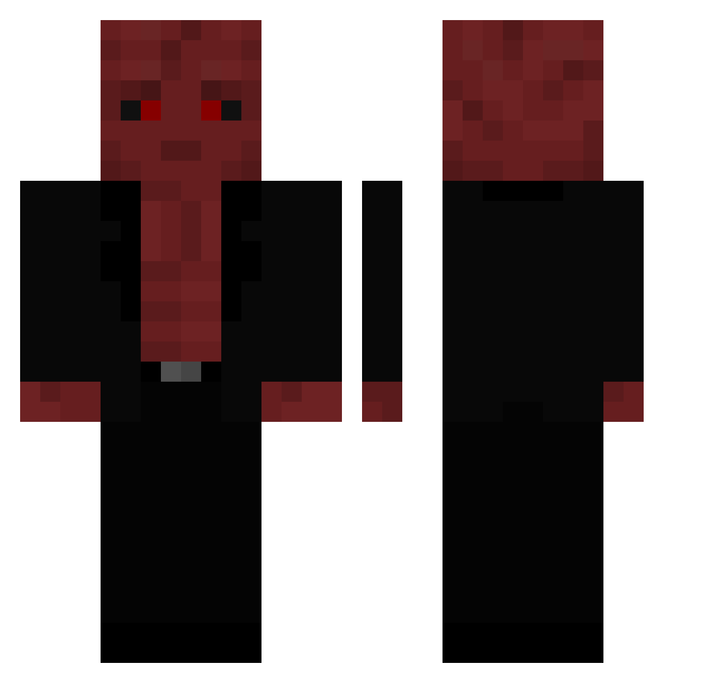 ALEN_PETER Minecraft skin, front and back view